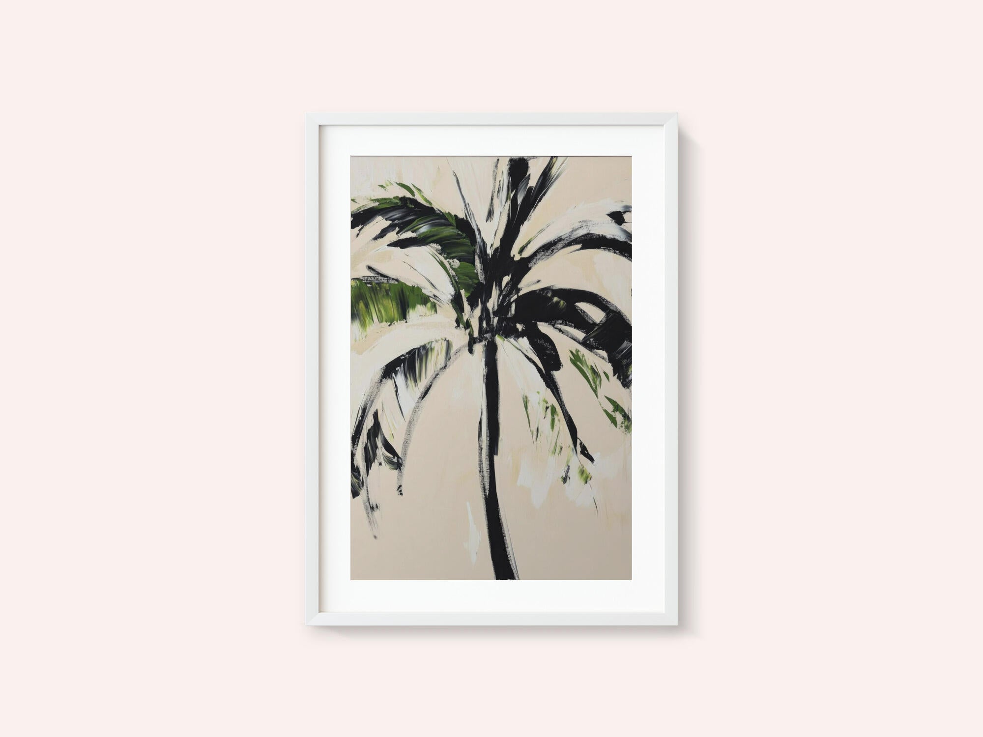 Abstract Palm Tree