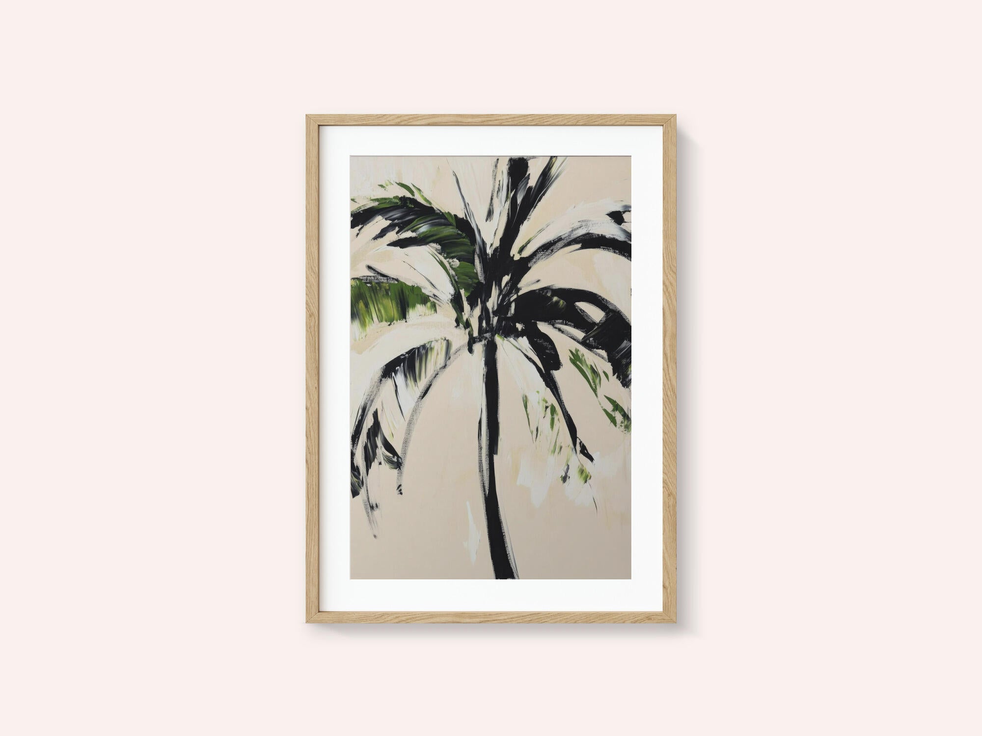 Abstract Palm Tree