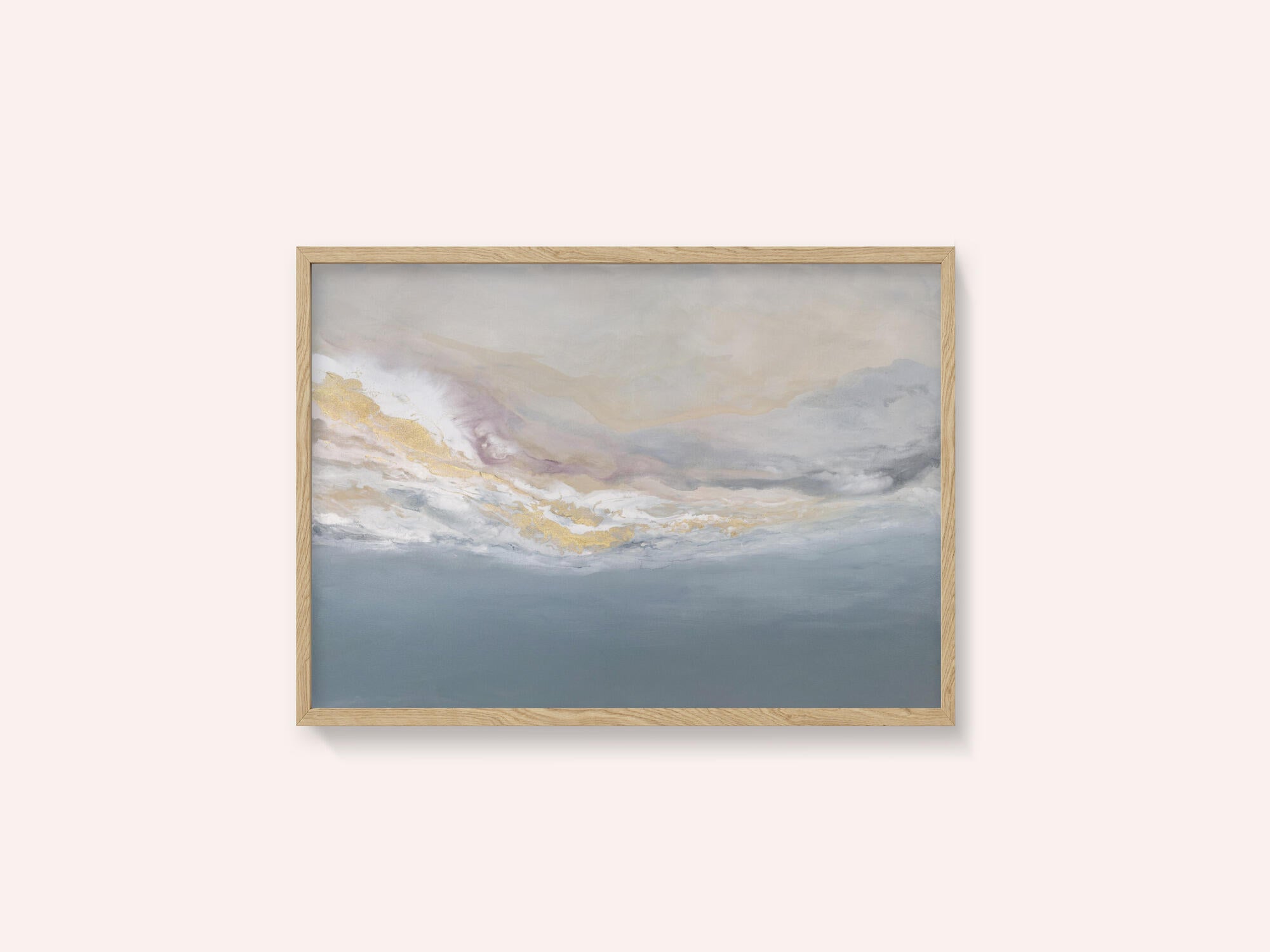 Swirling Clouds in Muted Tones