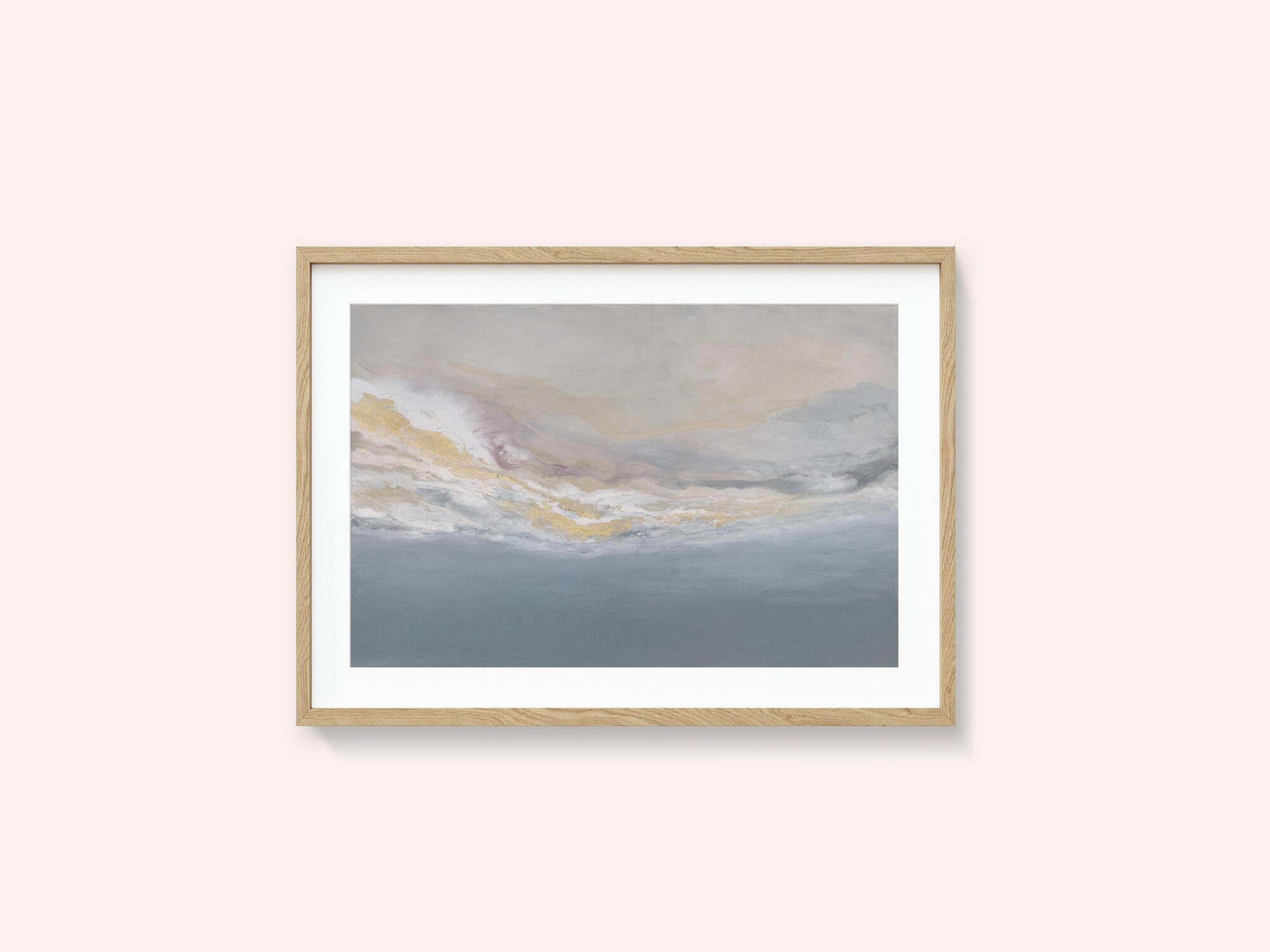 Swirling Clouds in Muted Tones
