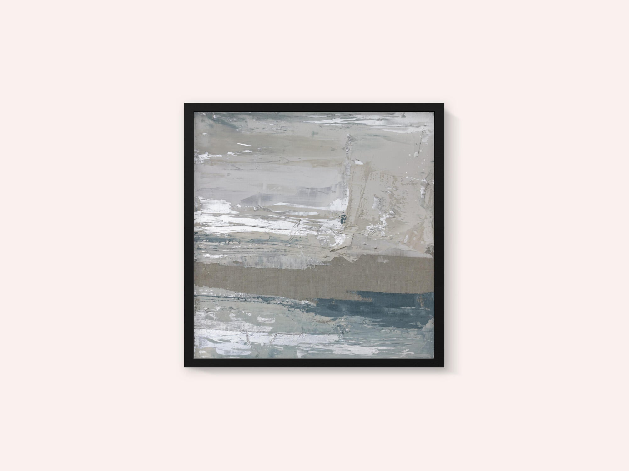 Layers of Gray White and Beige