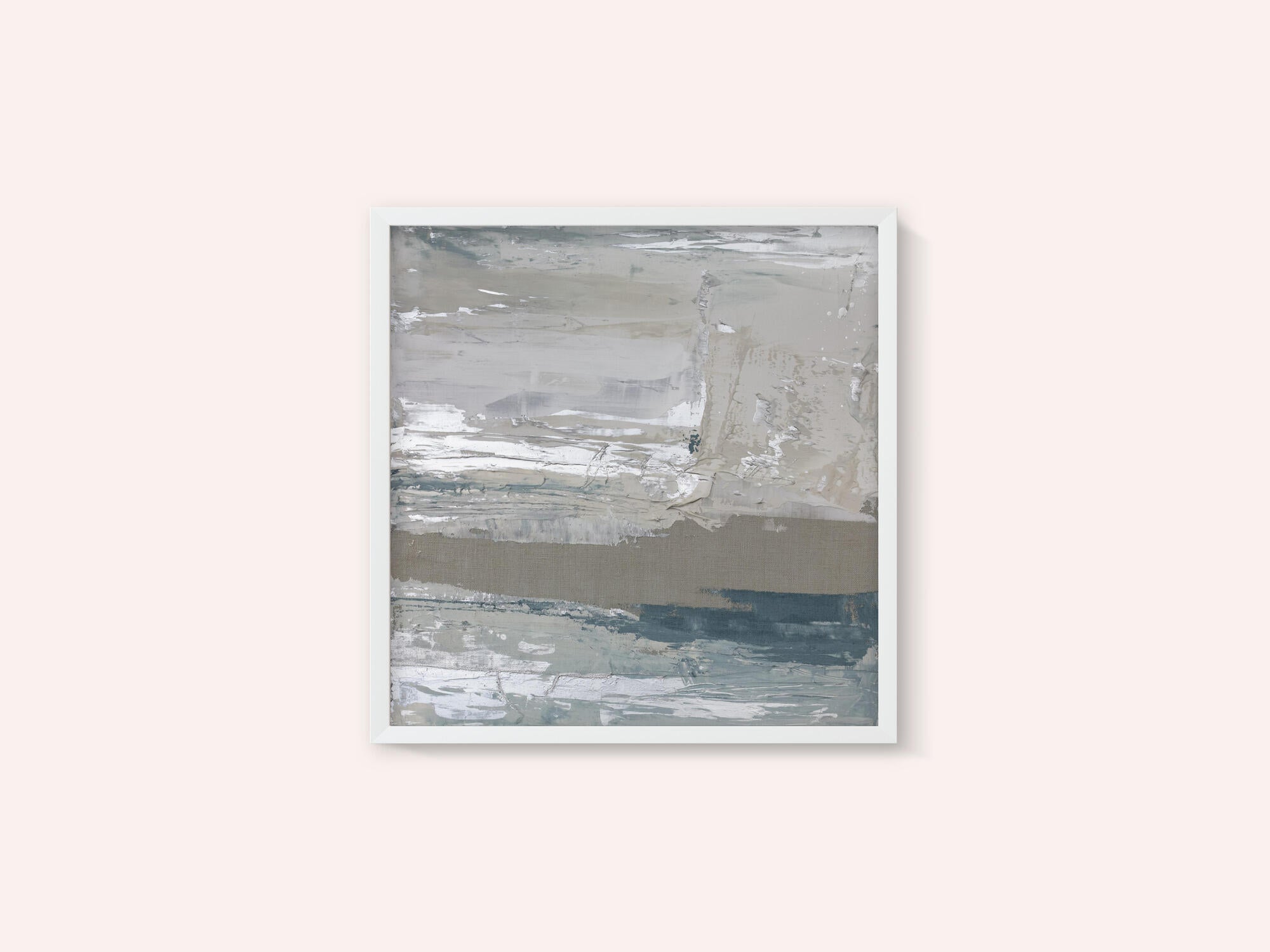 Layers of Gray White and Beige