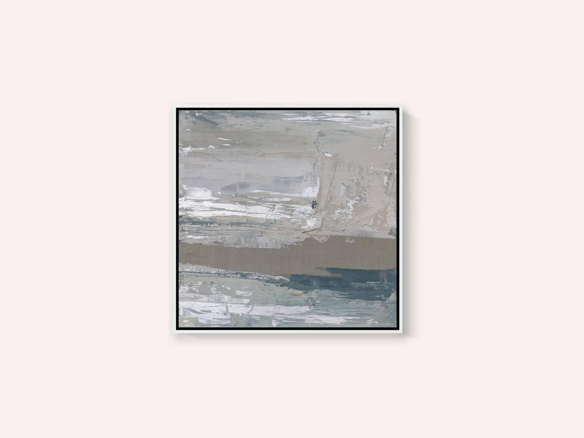 Layers of Gray White and Beige