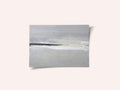 Serene Horizon with Soft Gray and White Tones