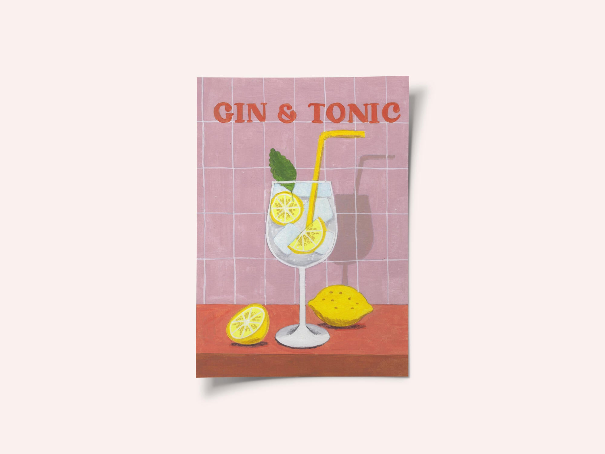 Gin and Tonic Cocktail