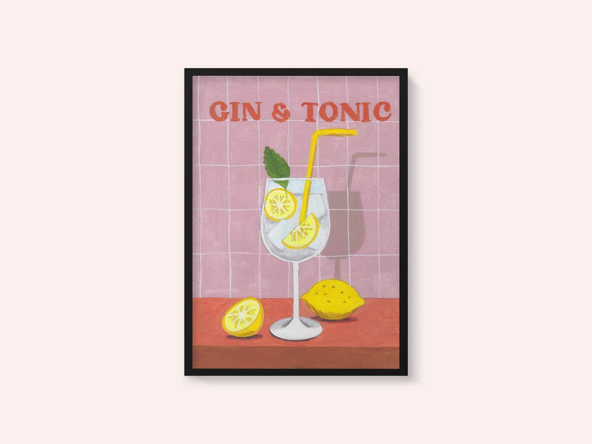 Gin and Tonic Cocktail