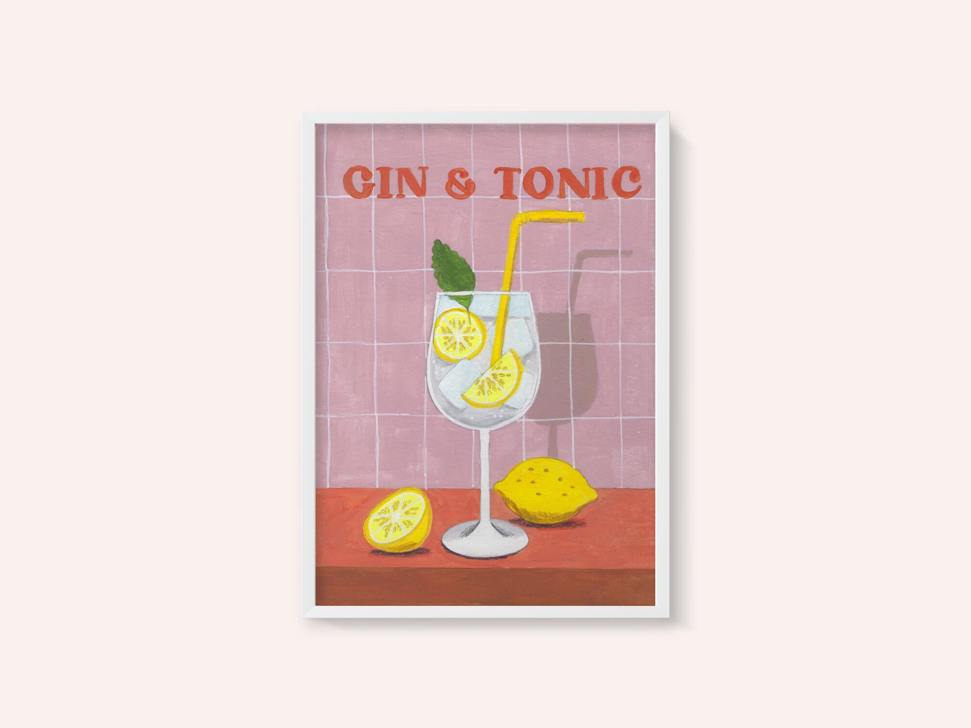 Gin and Tonic Cocktail