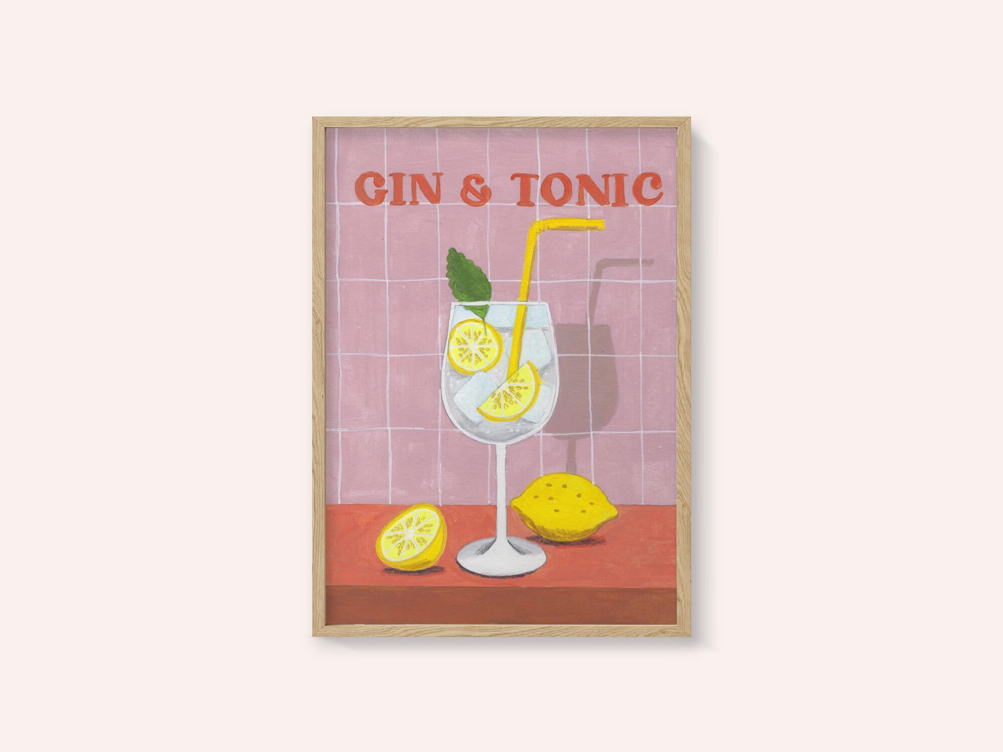 Gin and Tonic Cocktail