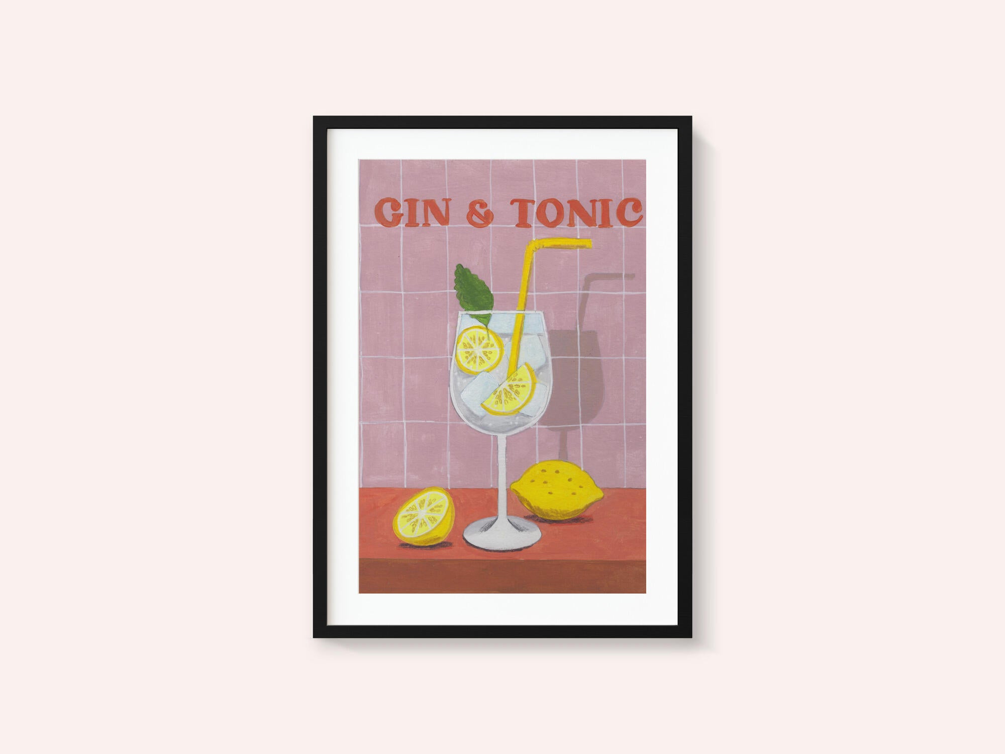 Gin and Tonic Cocktail