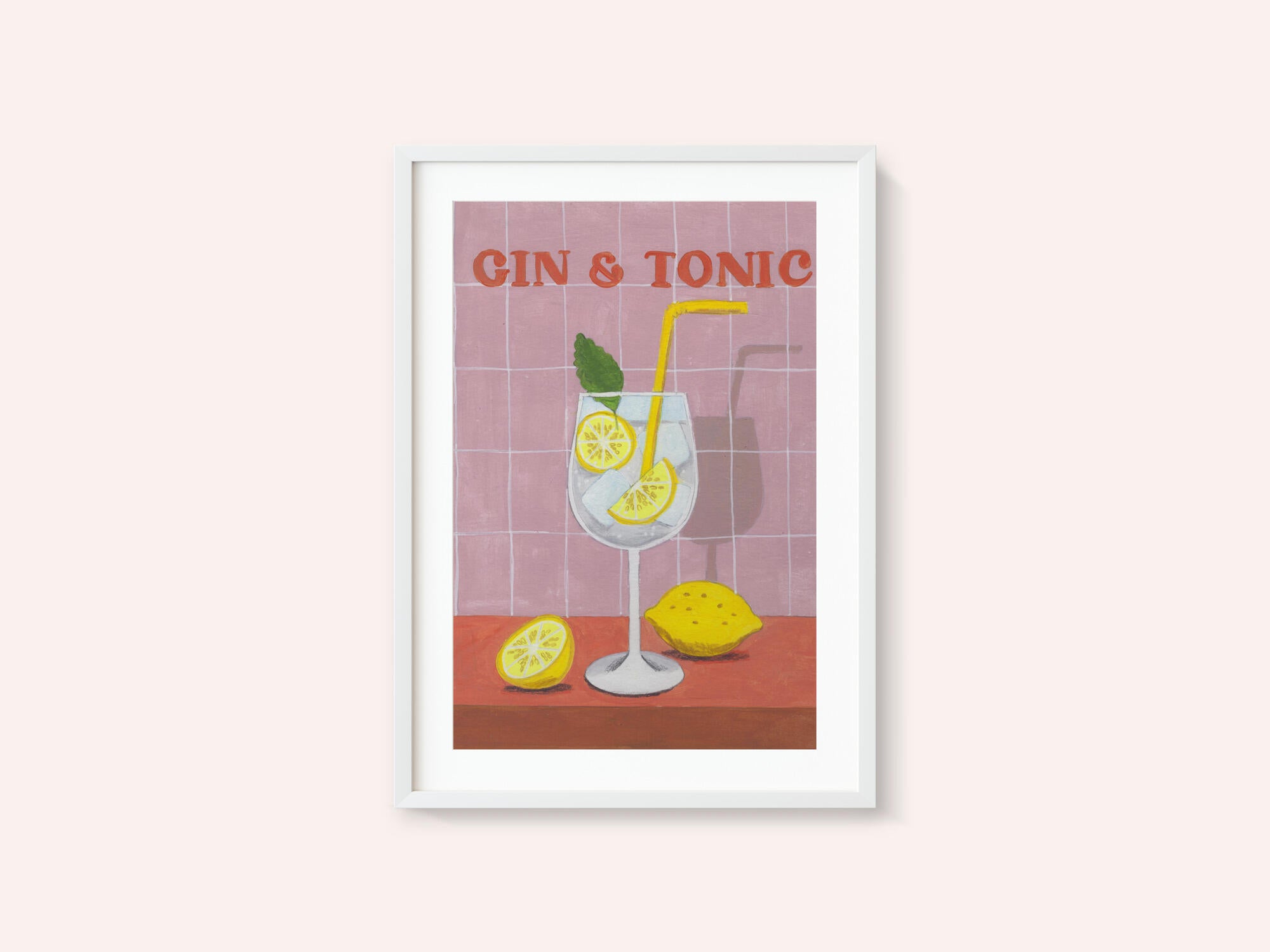 Gin and Tonic Cocktail