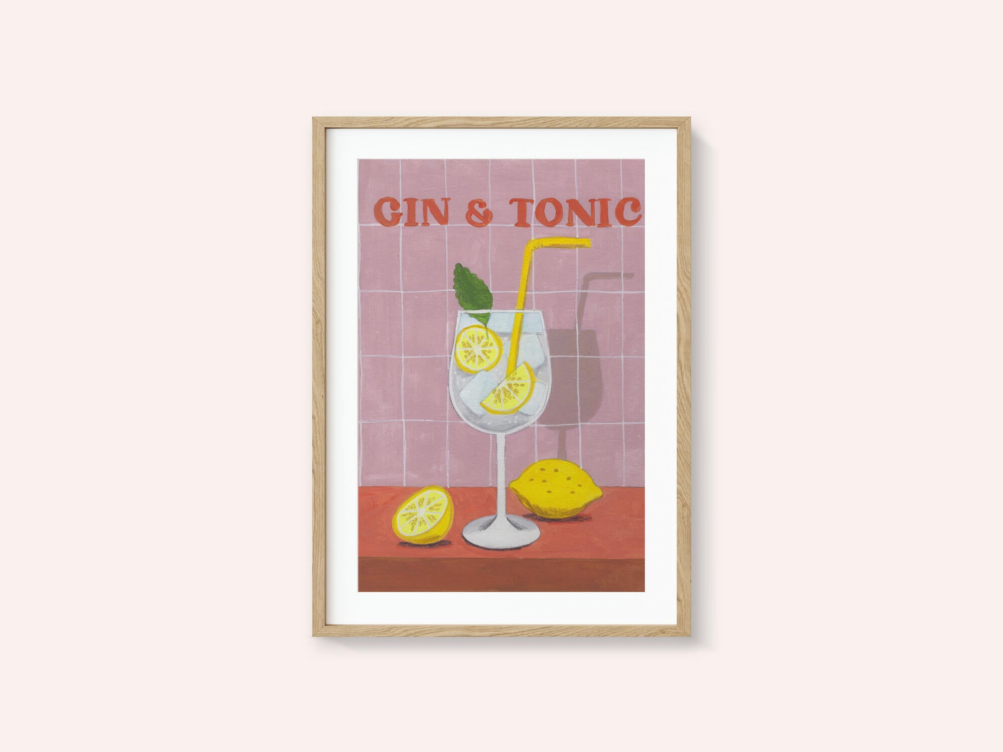 Gin and Tonic Cocktail