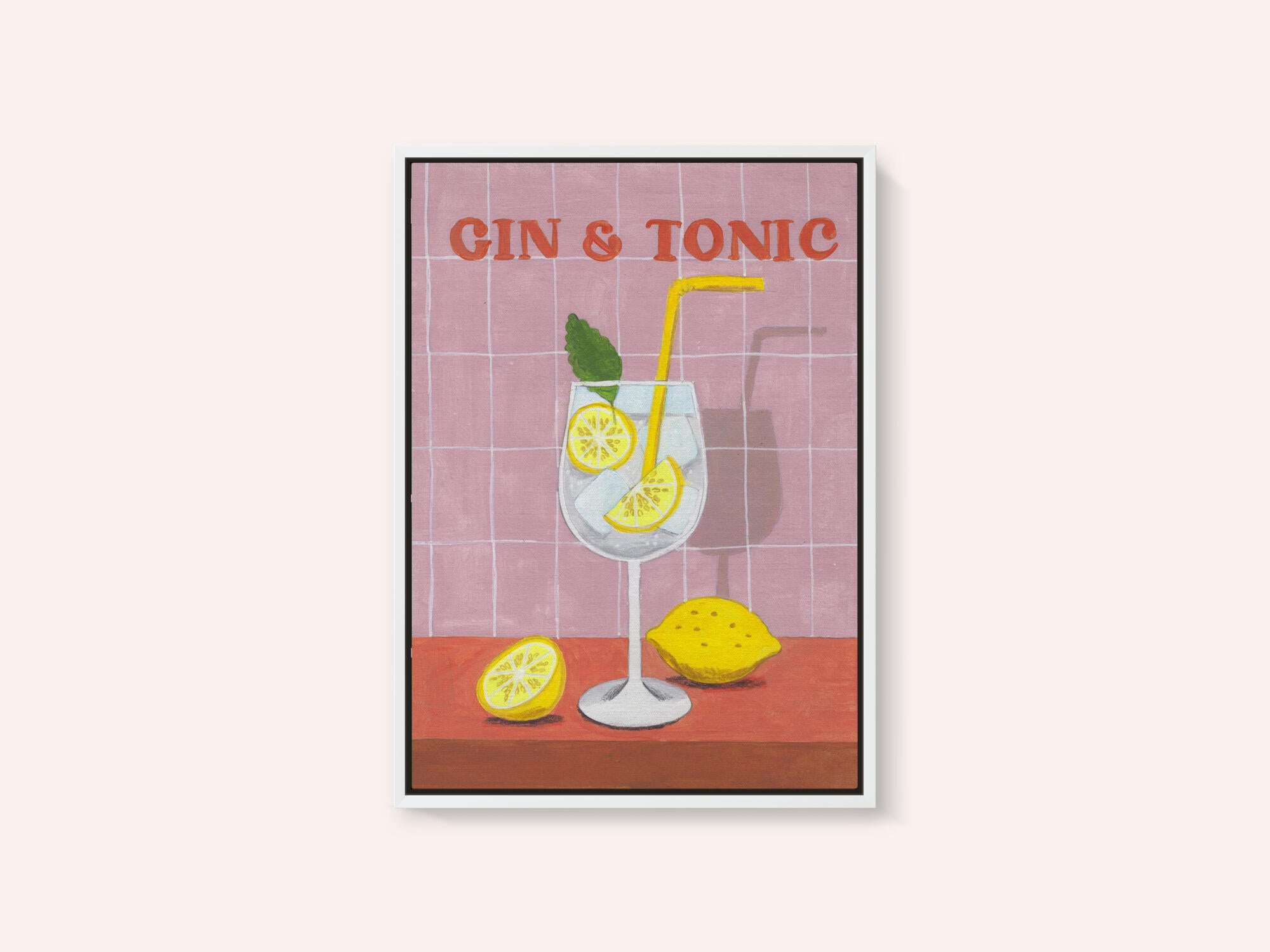 Gin and Tonic Cocktail