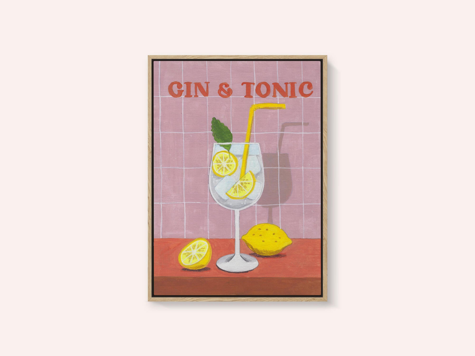 Gin and Tonic Cocktail