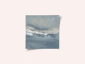 Serene Rolling Waves Beneath a Tranquil Sky