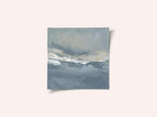 Serene Rolling Waves Beneath a Tranquil Sky