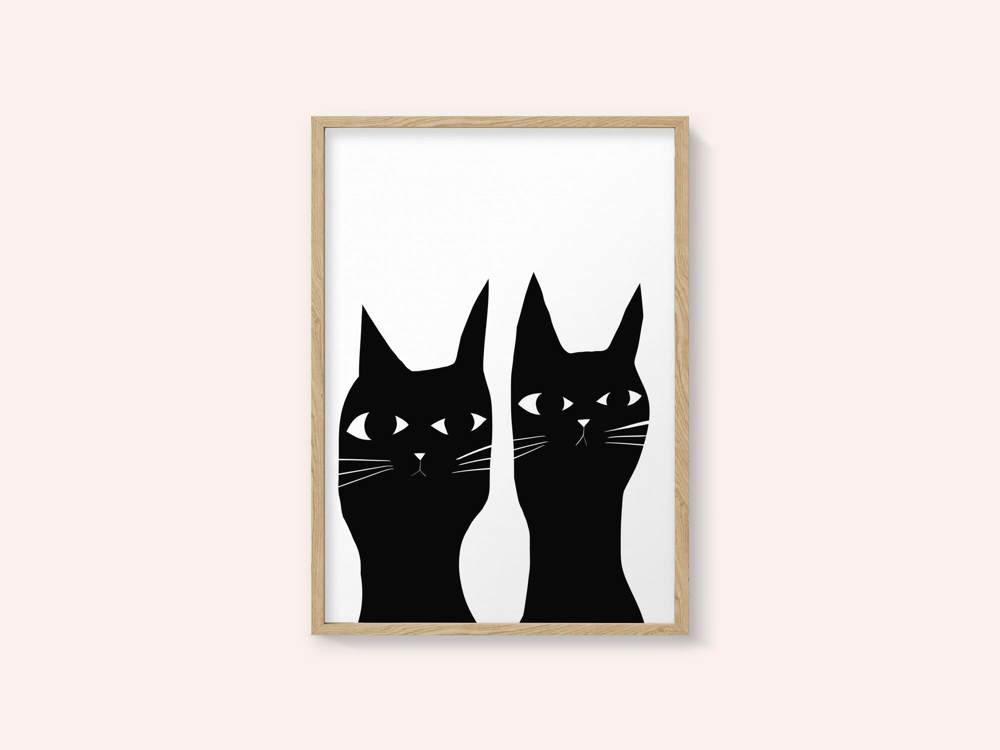 Two black cats