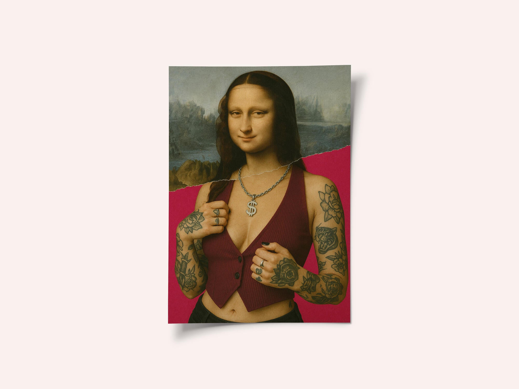 Modern Reinterpretation of the Mona Lisa
