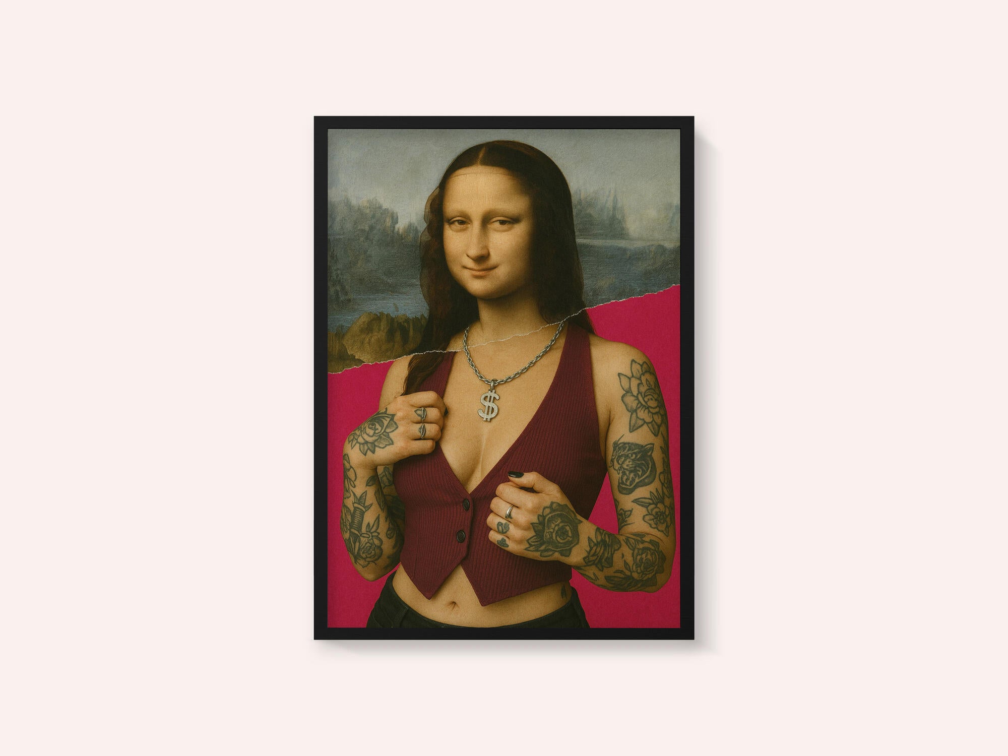 Modern Reinterpretation of the Mona Lisa