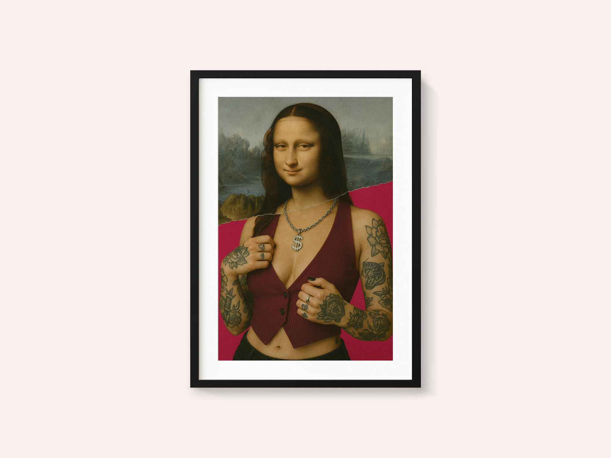Modern Reinterpretation of the Mona Lisa