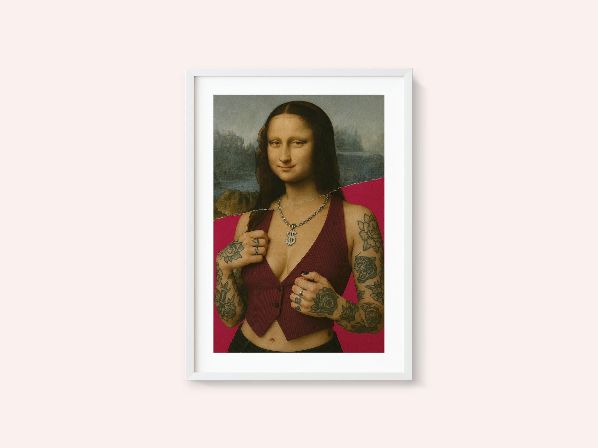 Modern Reinterpretation of the Mona Lisa