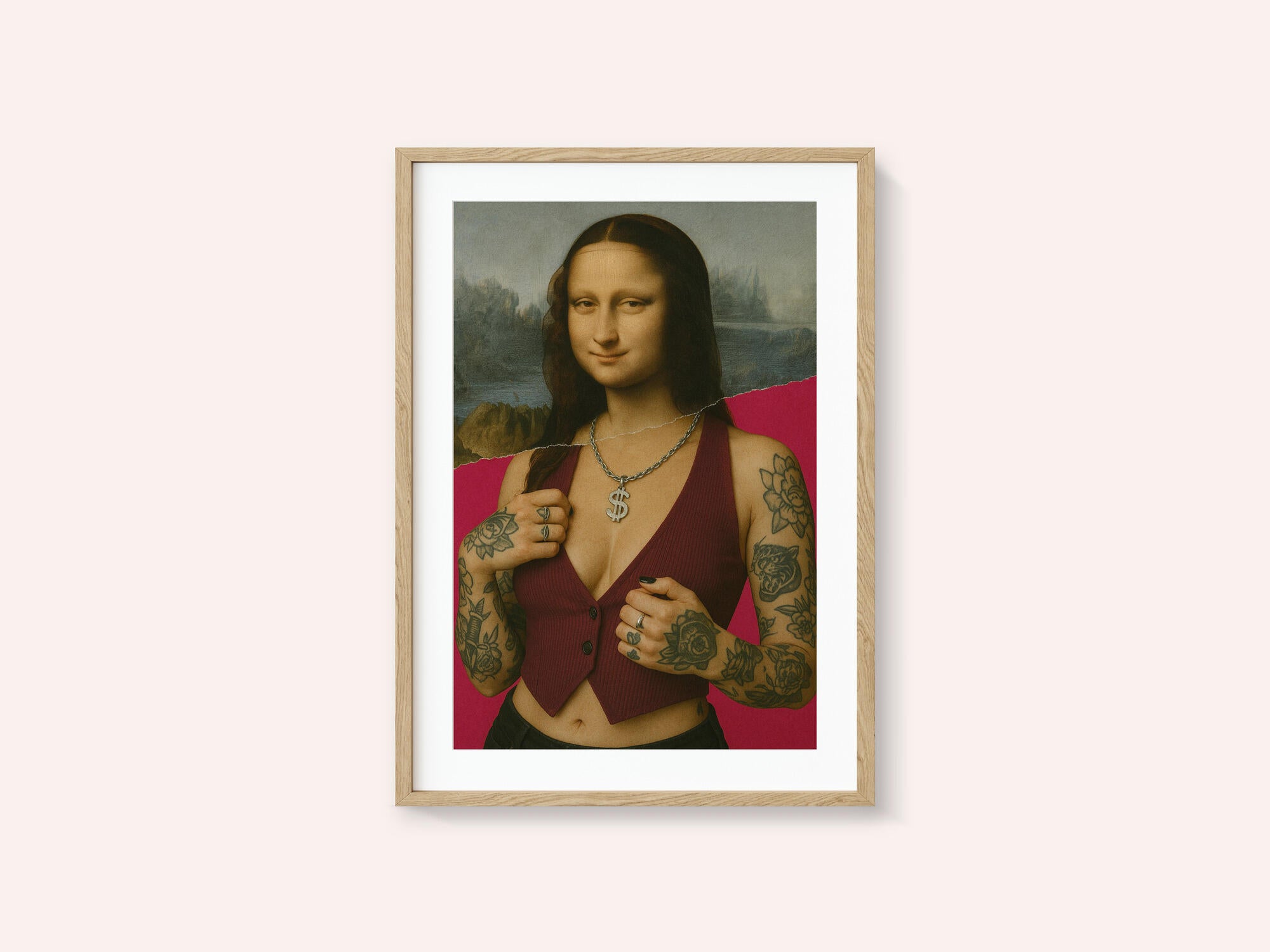 Modern Reinterpretation of the Mona Lisa