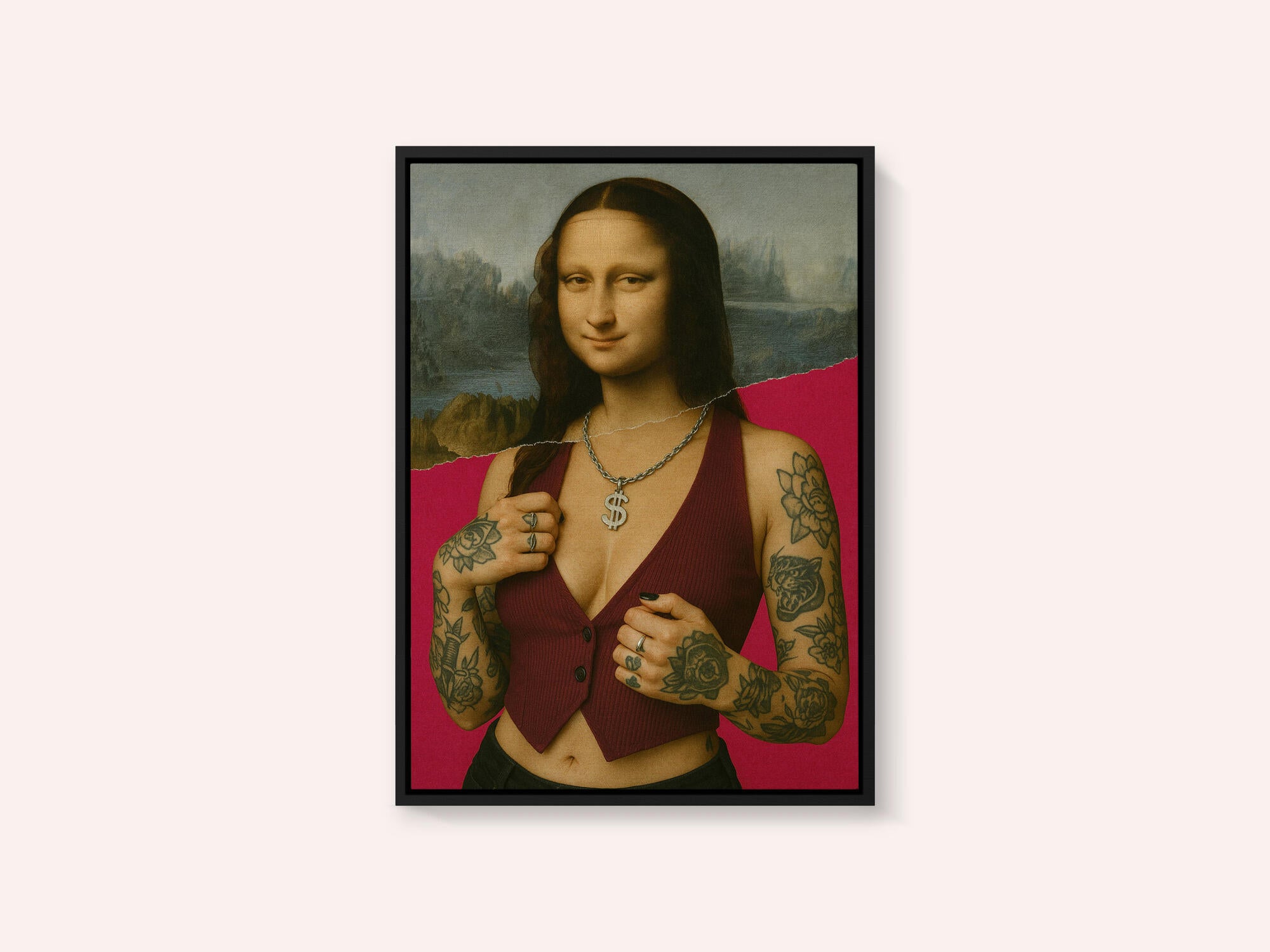 Modern Reinterpretation of the Mona Lisa