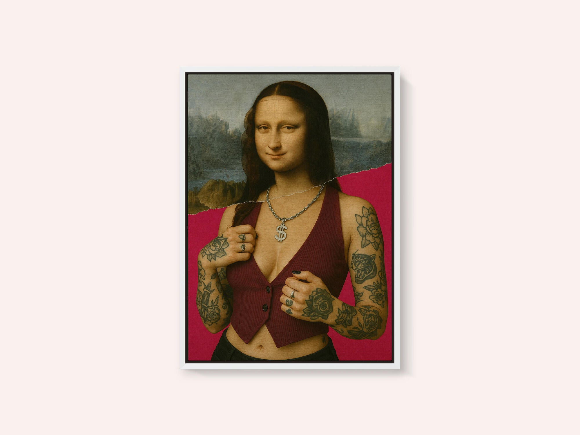 Modern Reinterpretation of the Mona Lisa