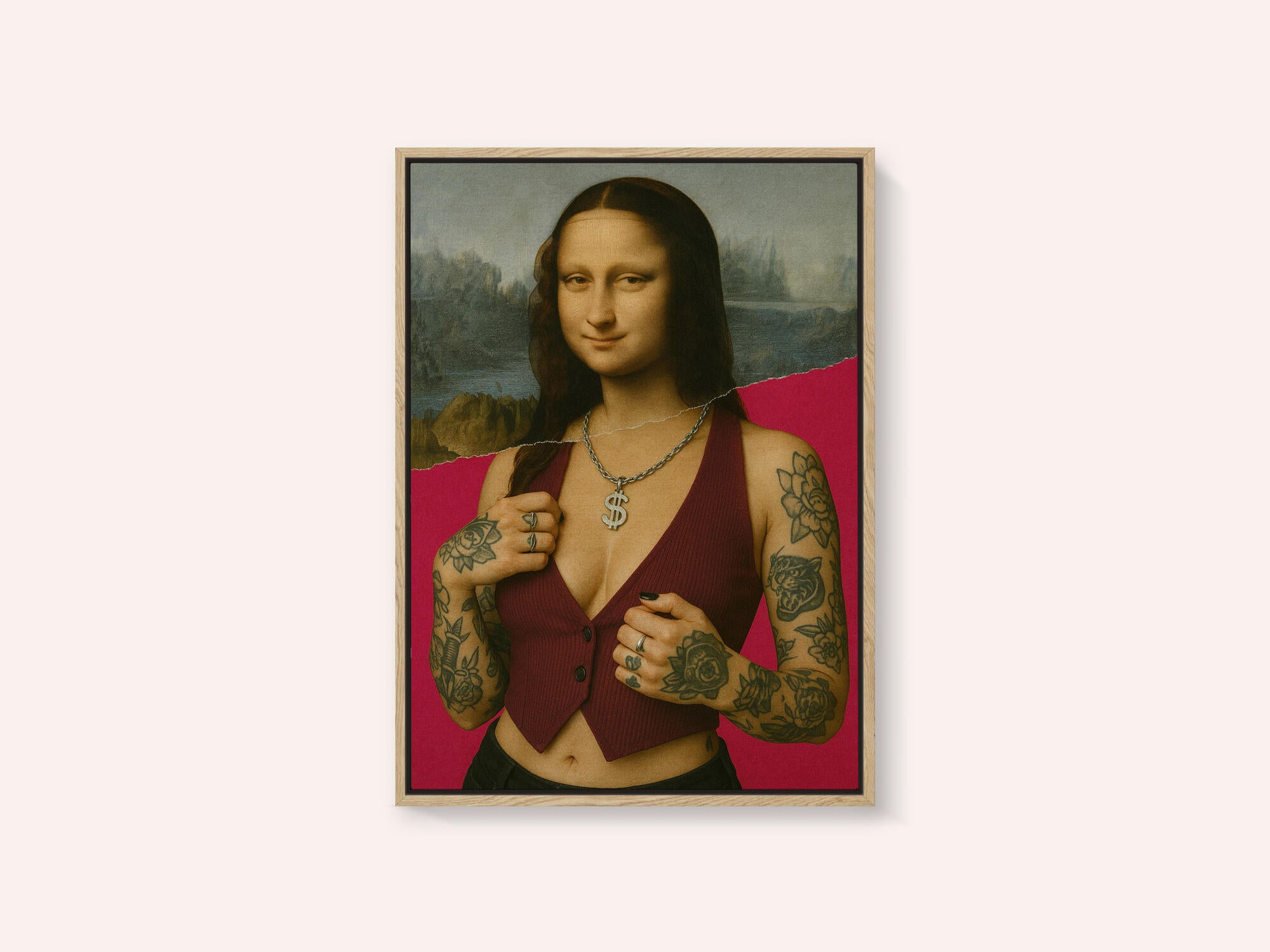Modern Reinterpretation of the Mona Lisa