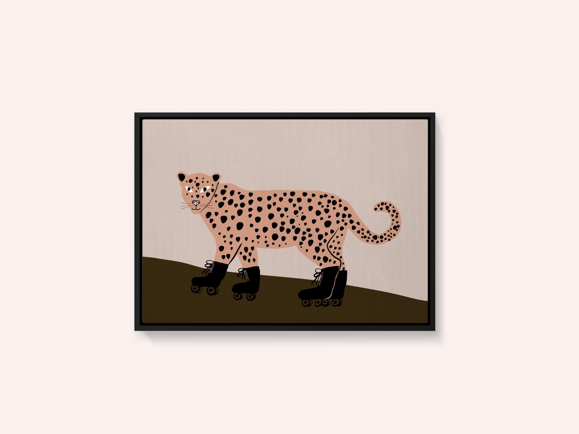 Leopard skating