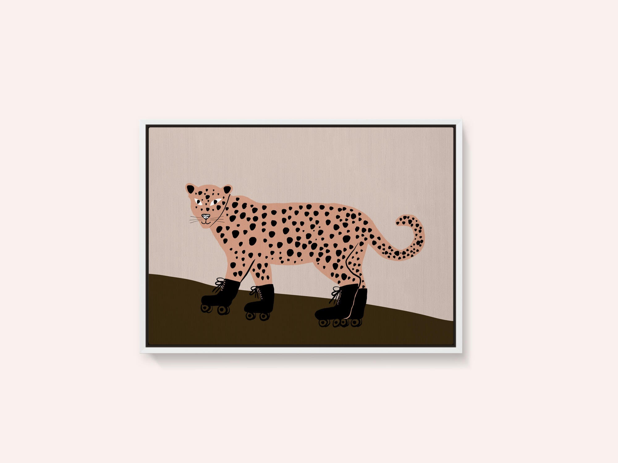 Leopard skating
