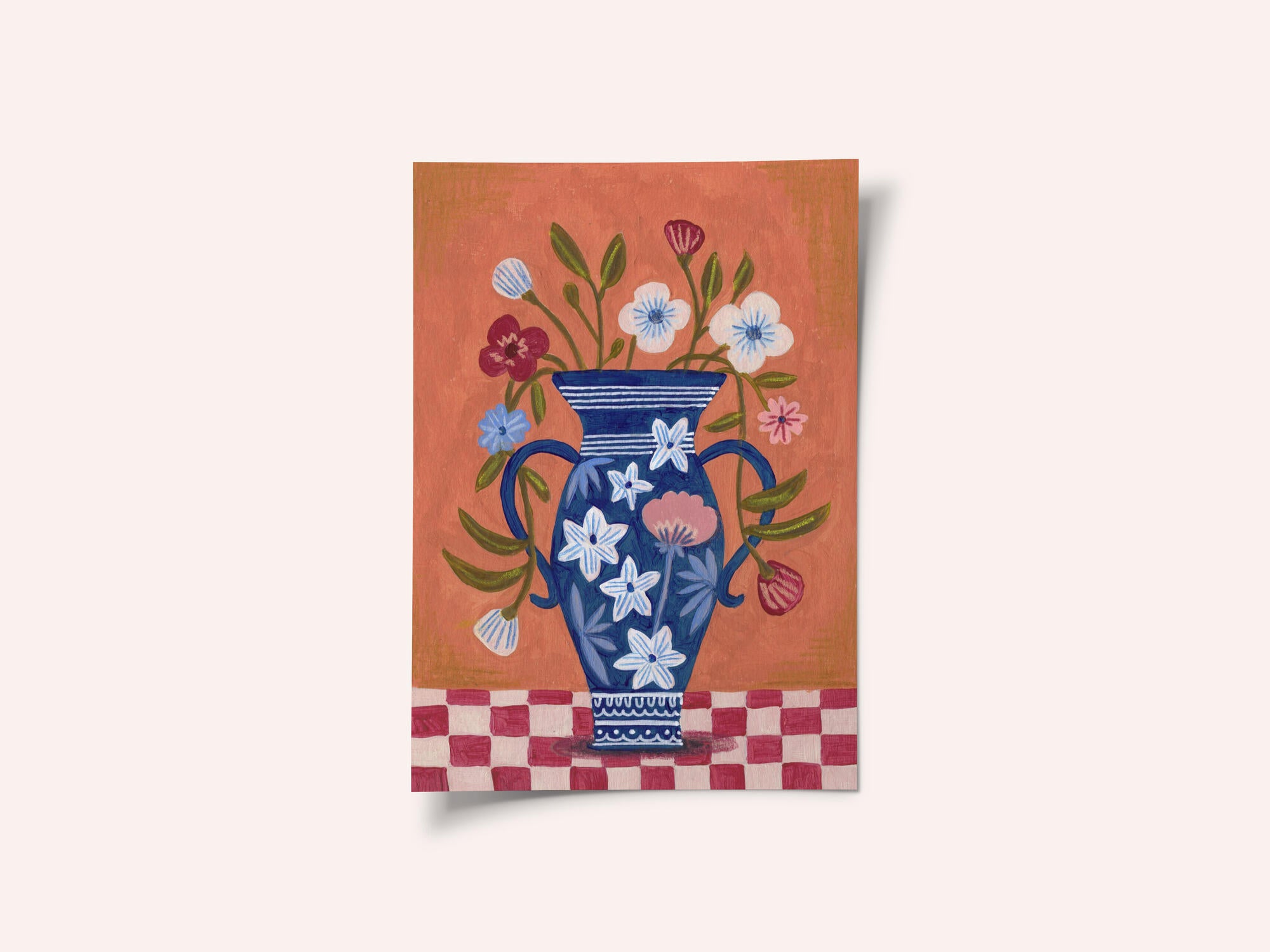 Vase Wild Flowers Bouquet