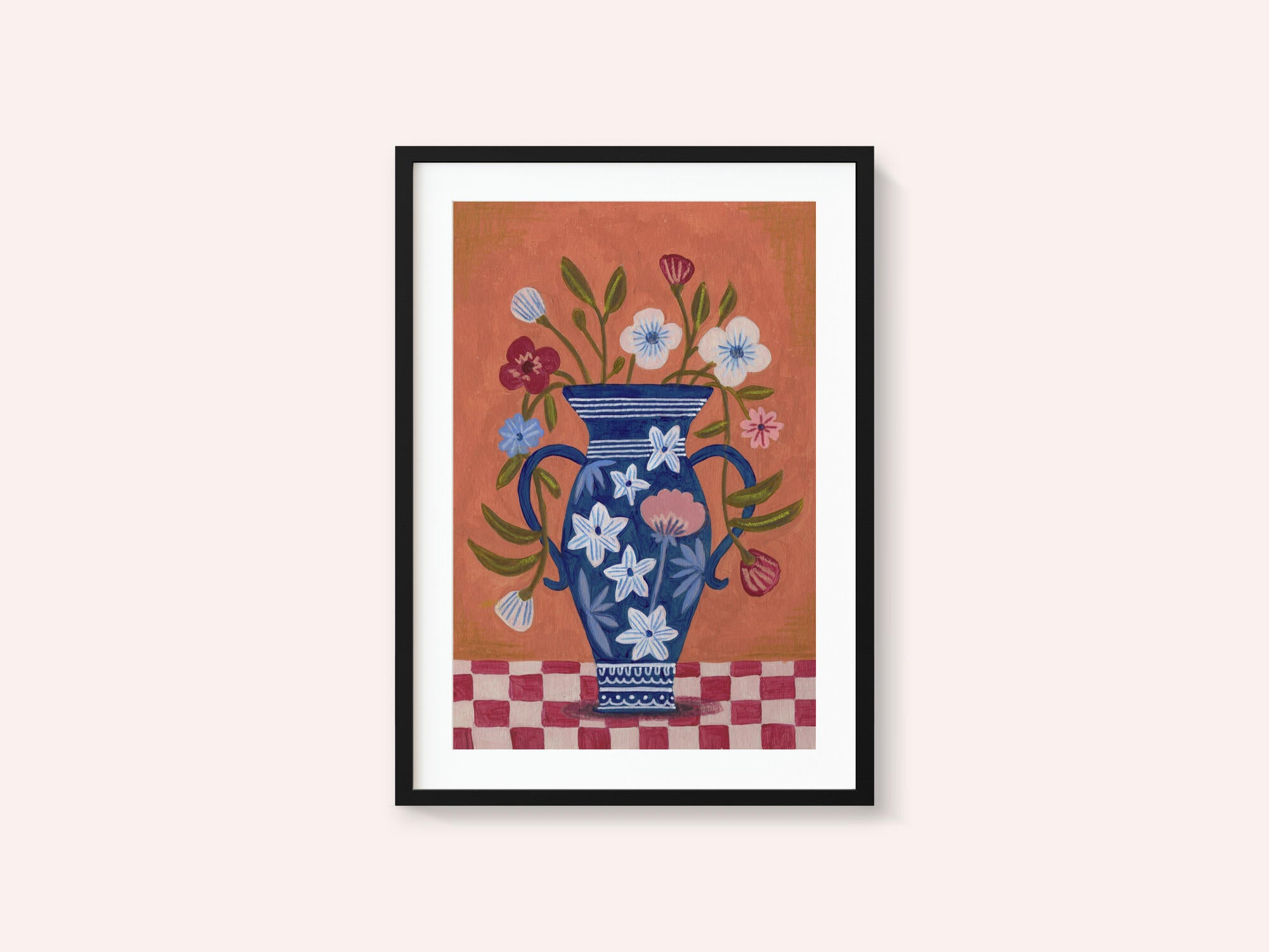 Vase Wild Flowers Bouquet