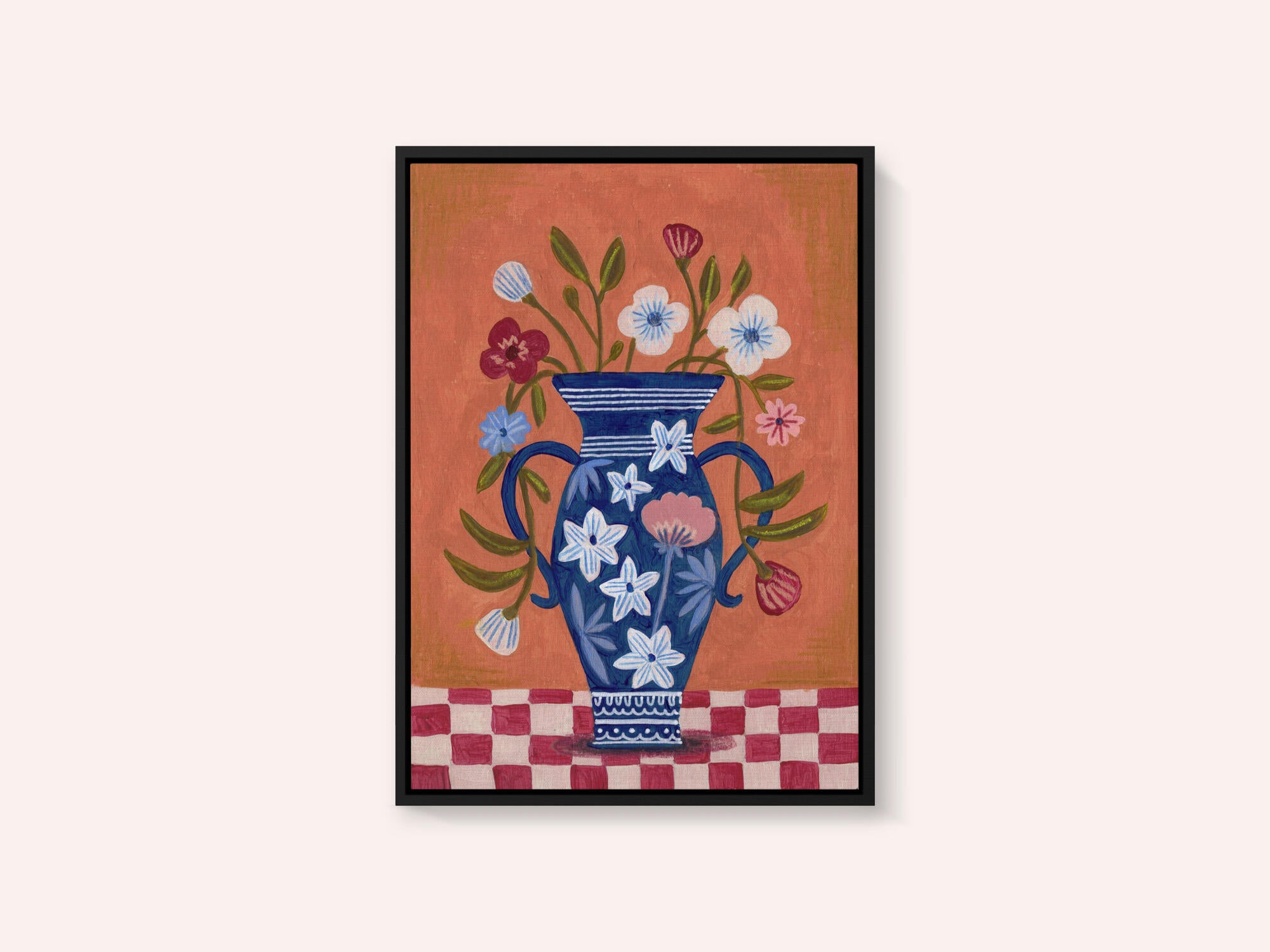 Vase Wild Flowers Bouquet