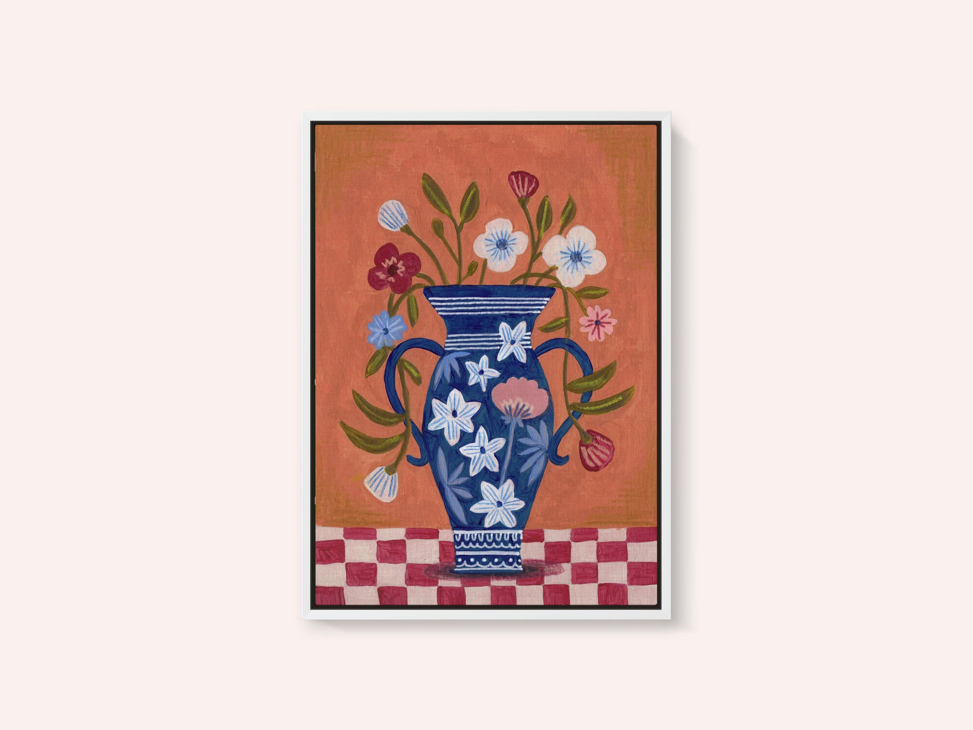 Vase Wild Flowers Bouquet