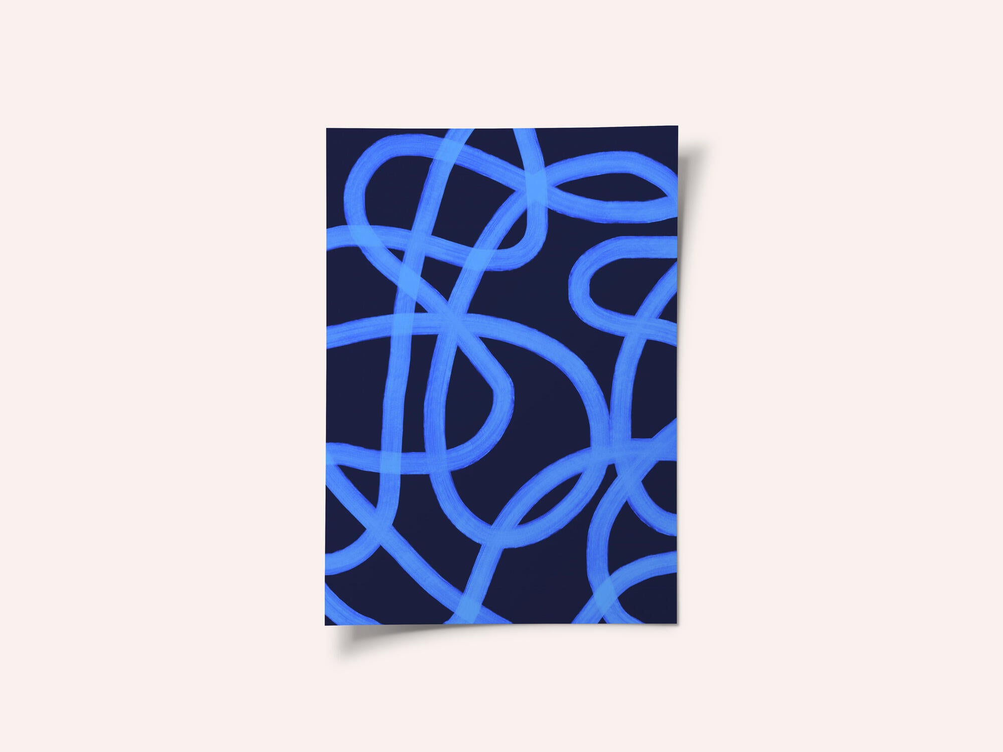 Blue Maze Paths