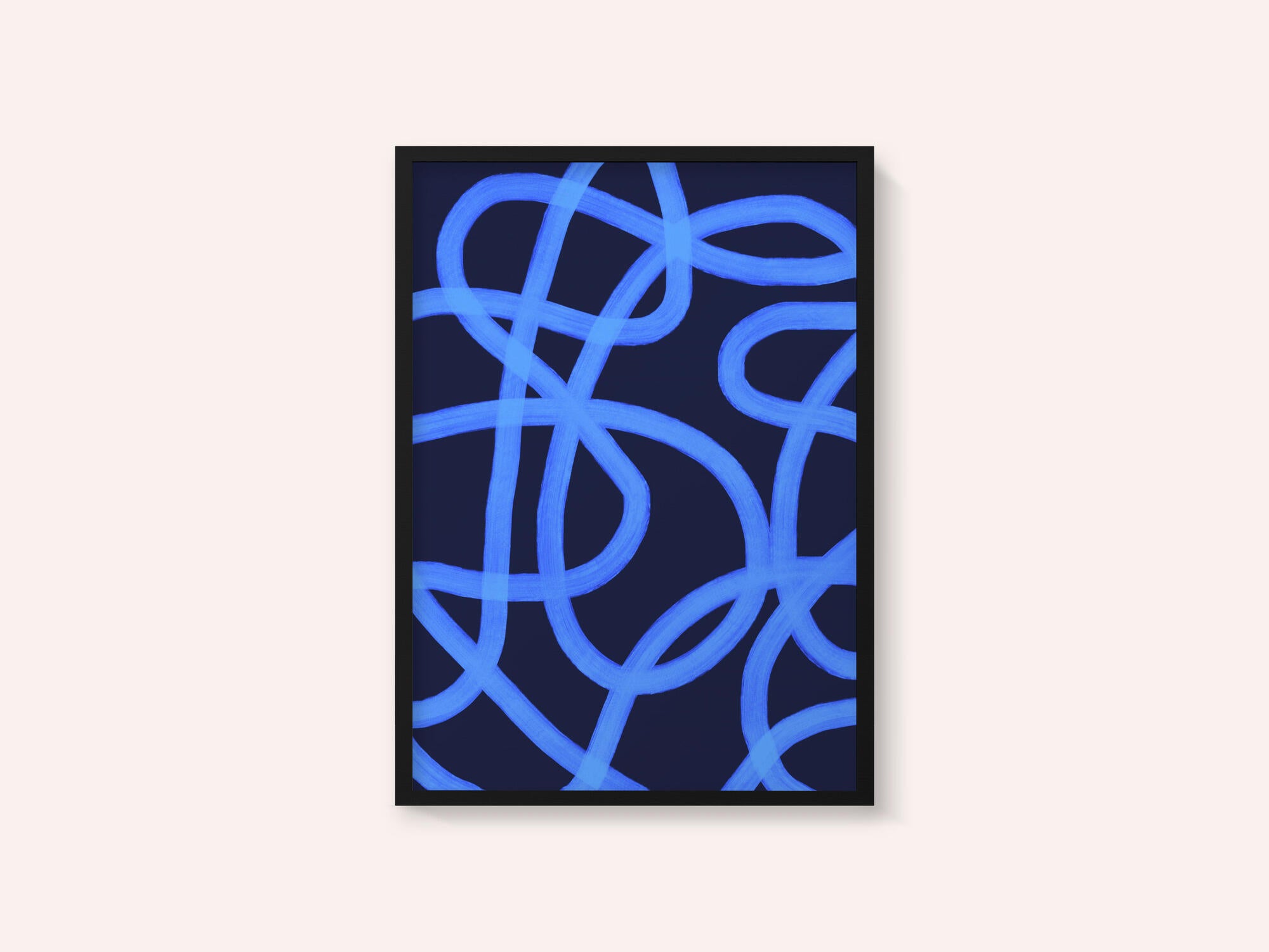 Blue Maze Paths