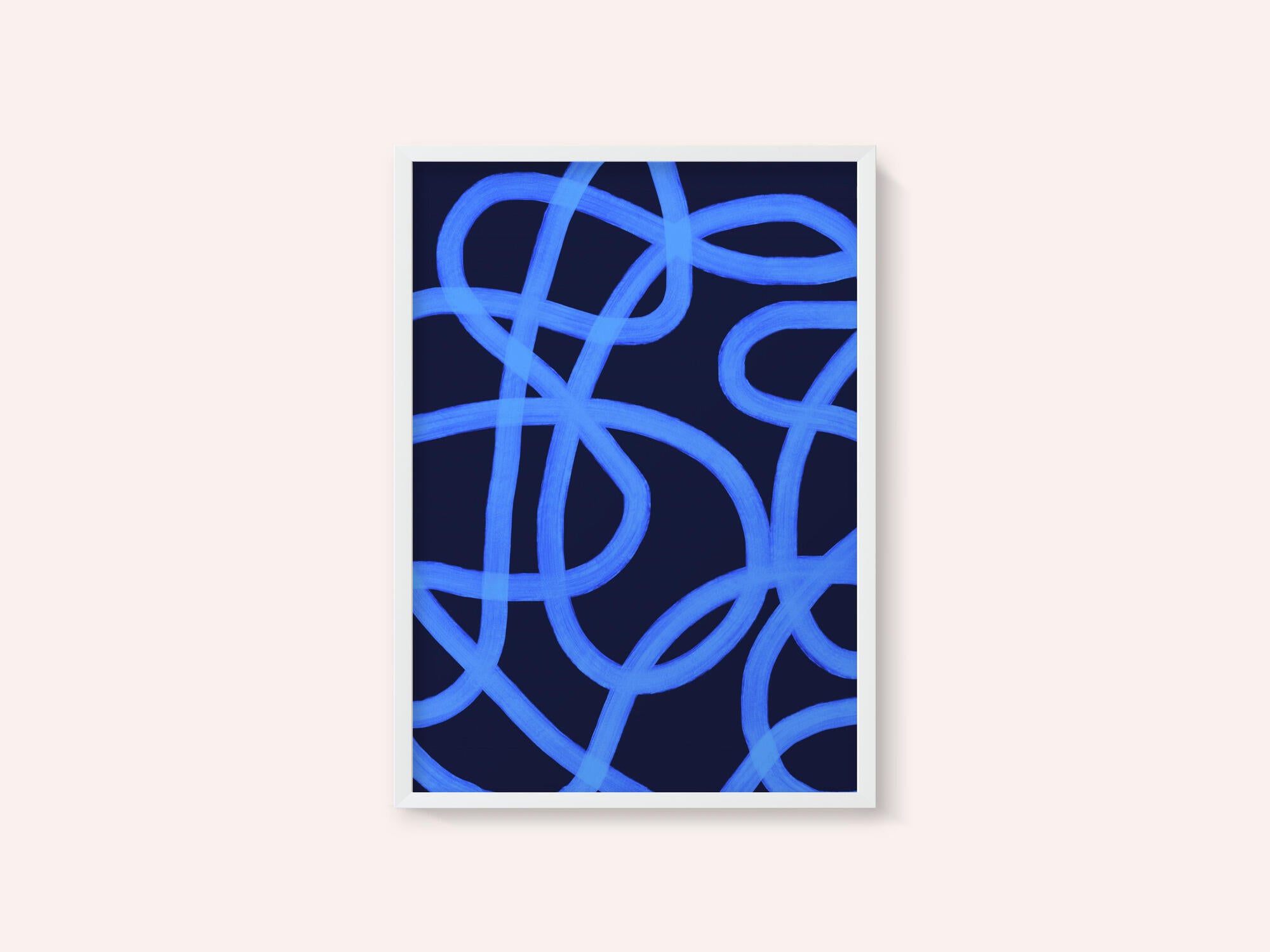 Blue Maze Paths