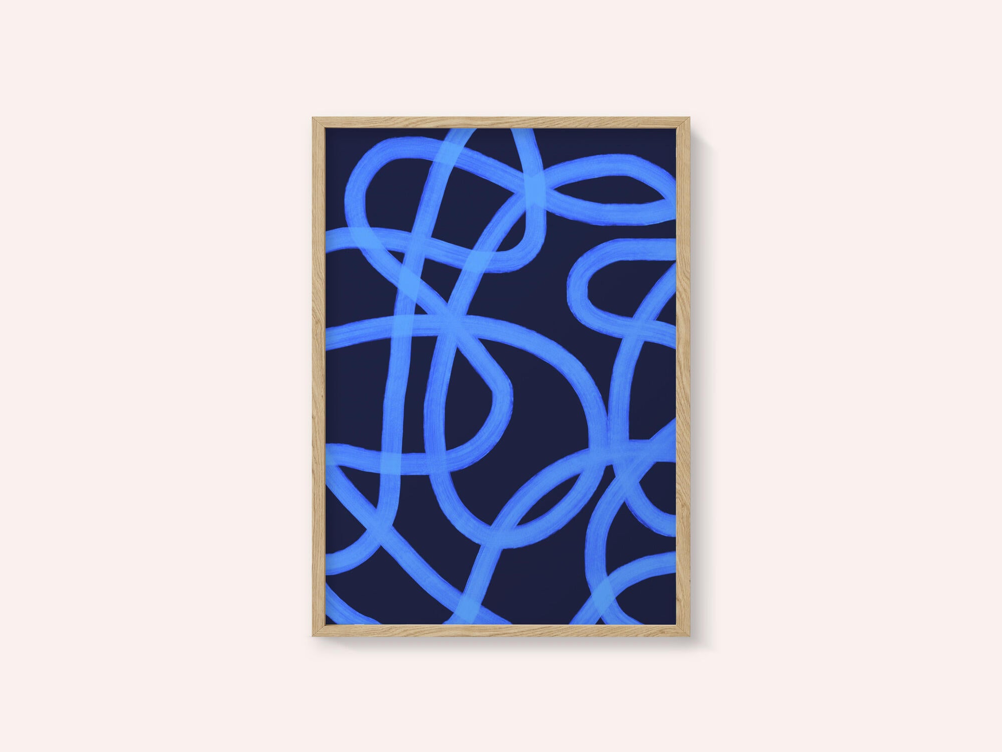 Blue Maze Paths