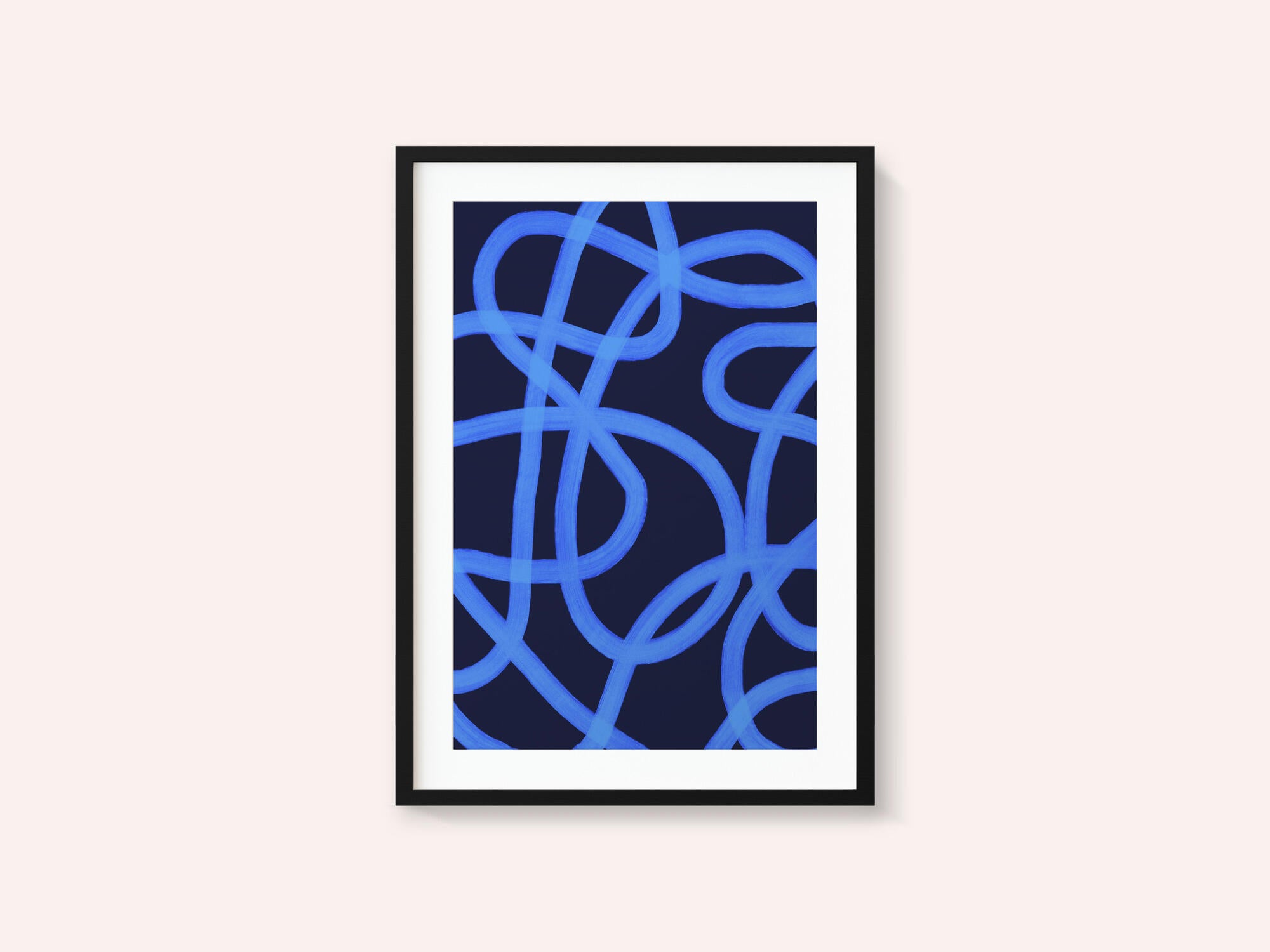 Blue Maze Paths