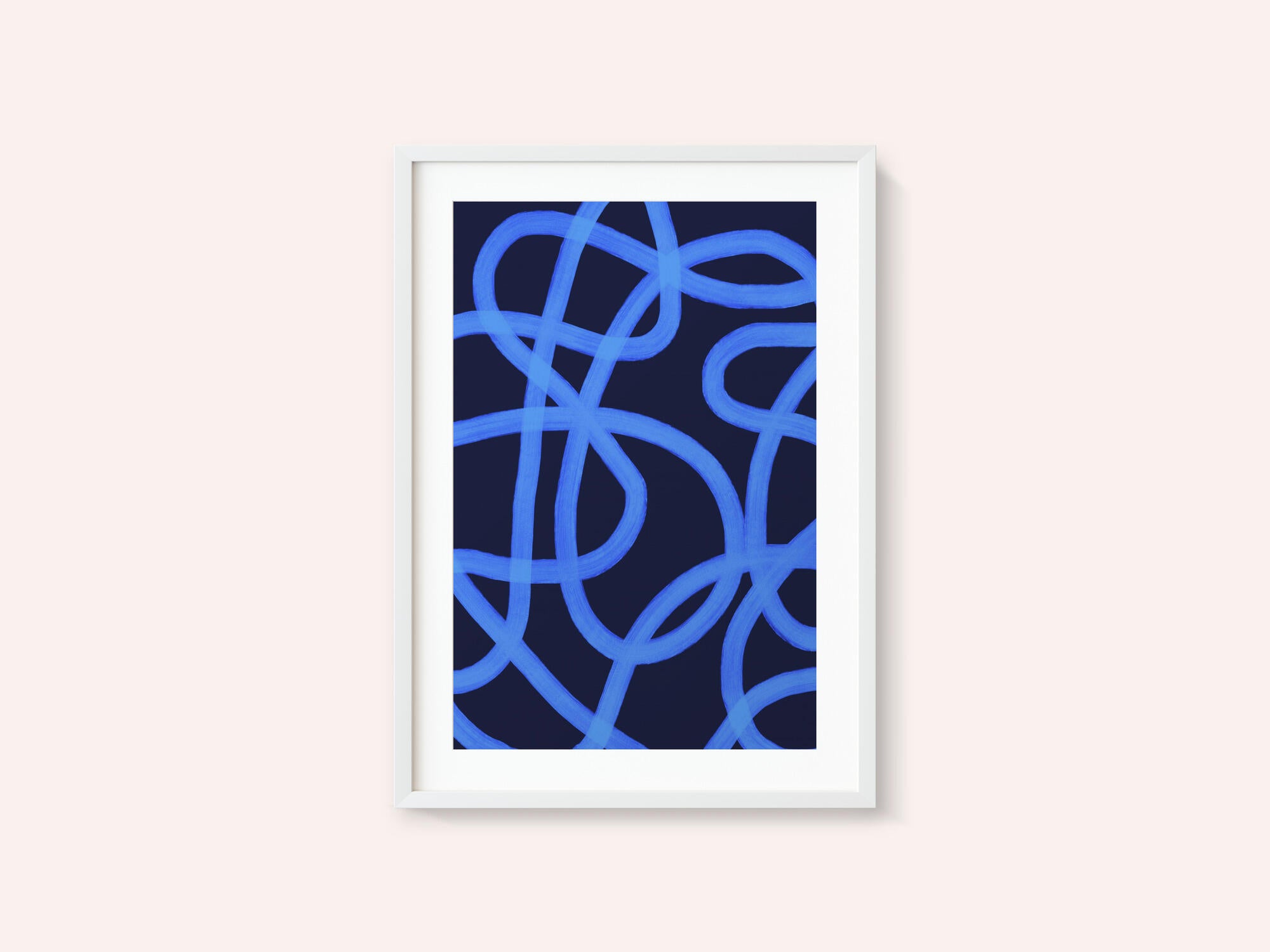 Blue Maze Paths