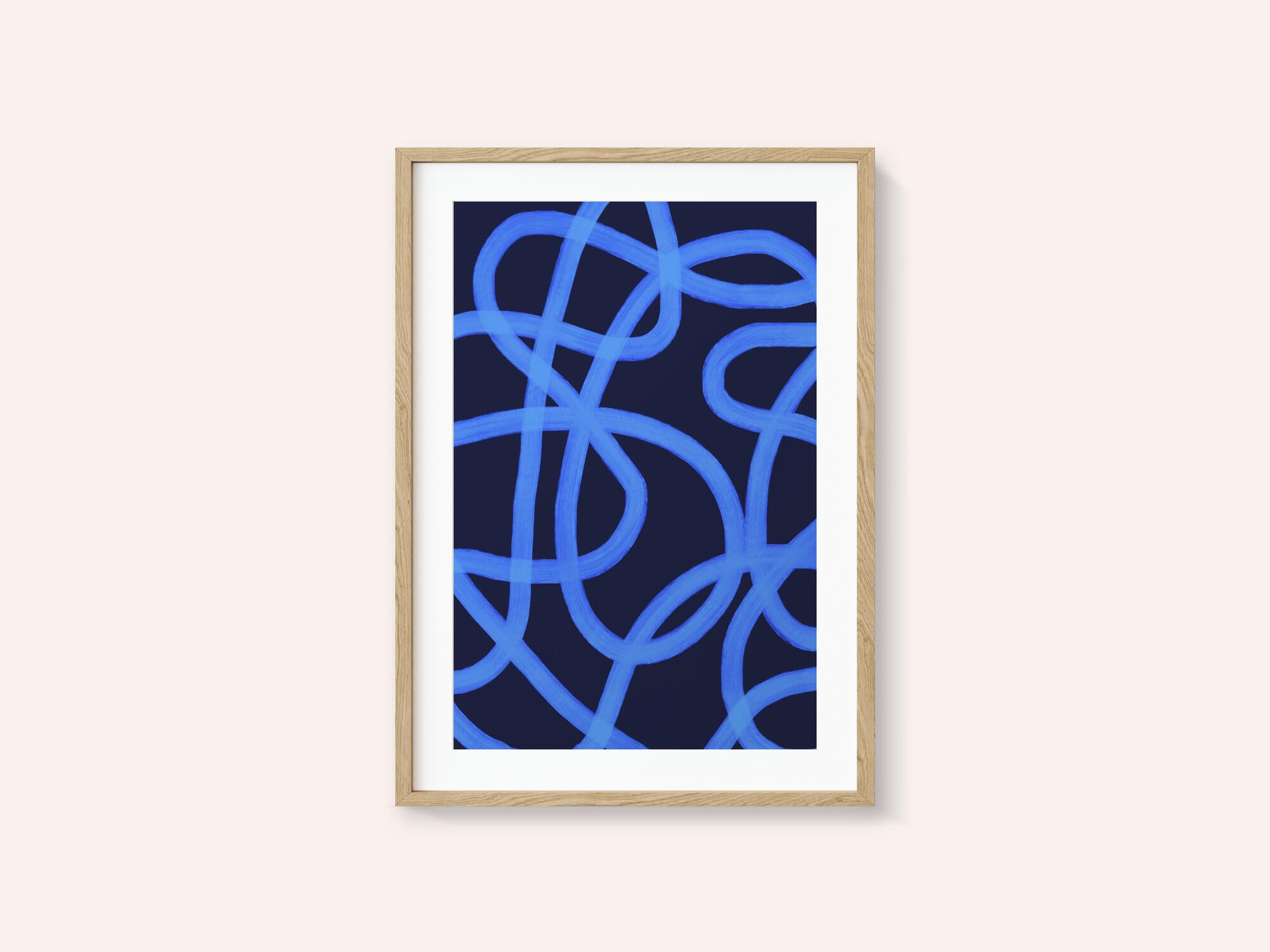 Blue Maze Paths