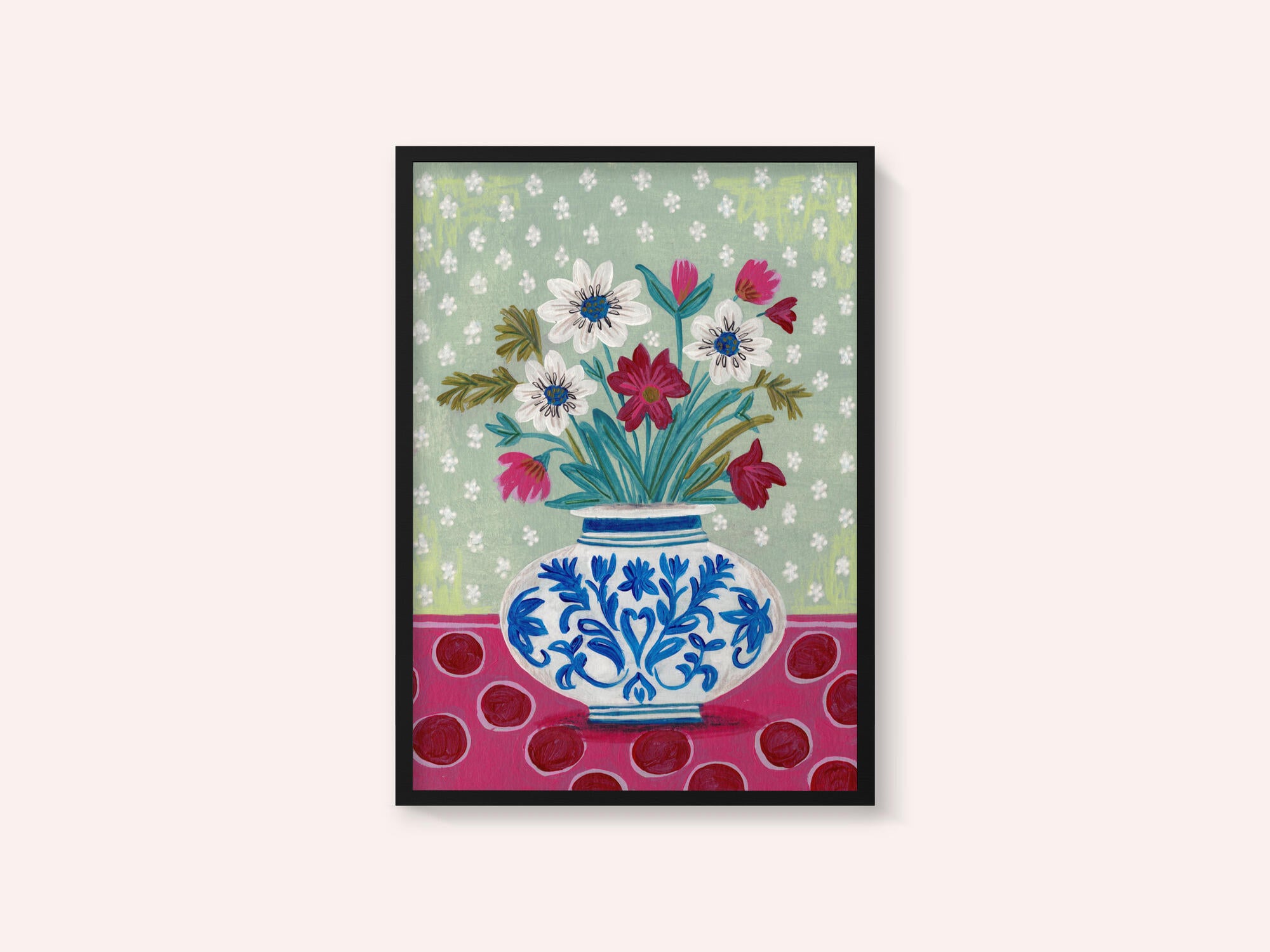 Flowers in Vase Still life