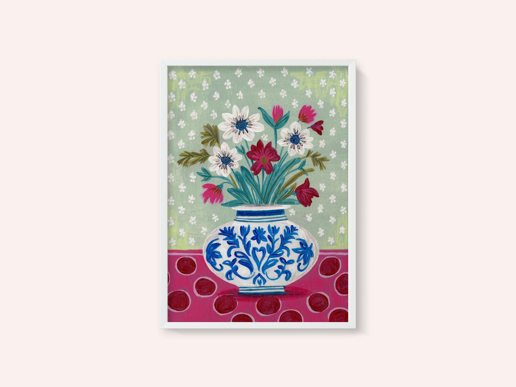 Flowers in Vase Still life