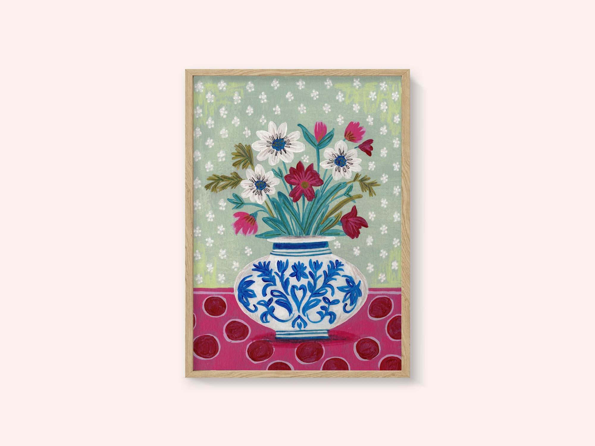 Flowers in Vase Still life