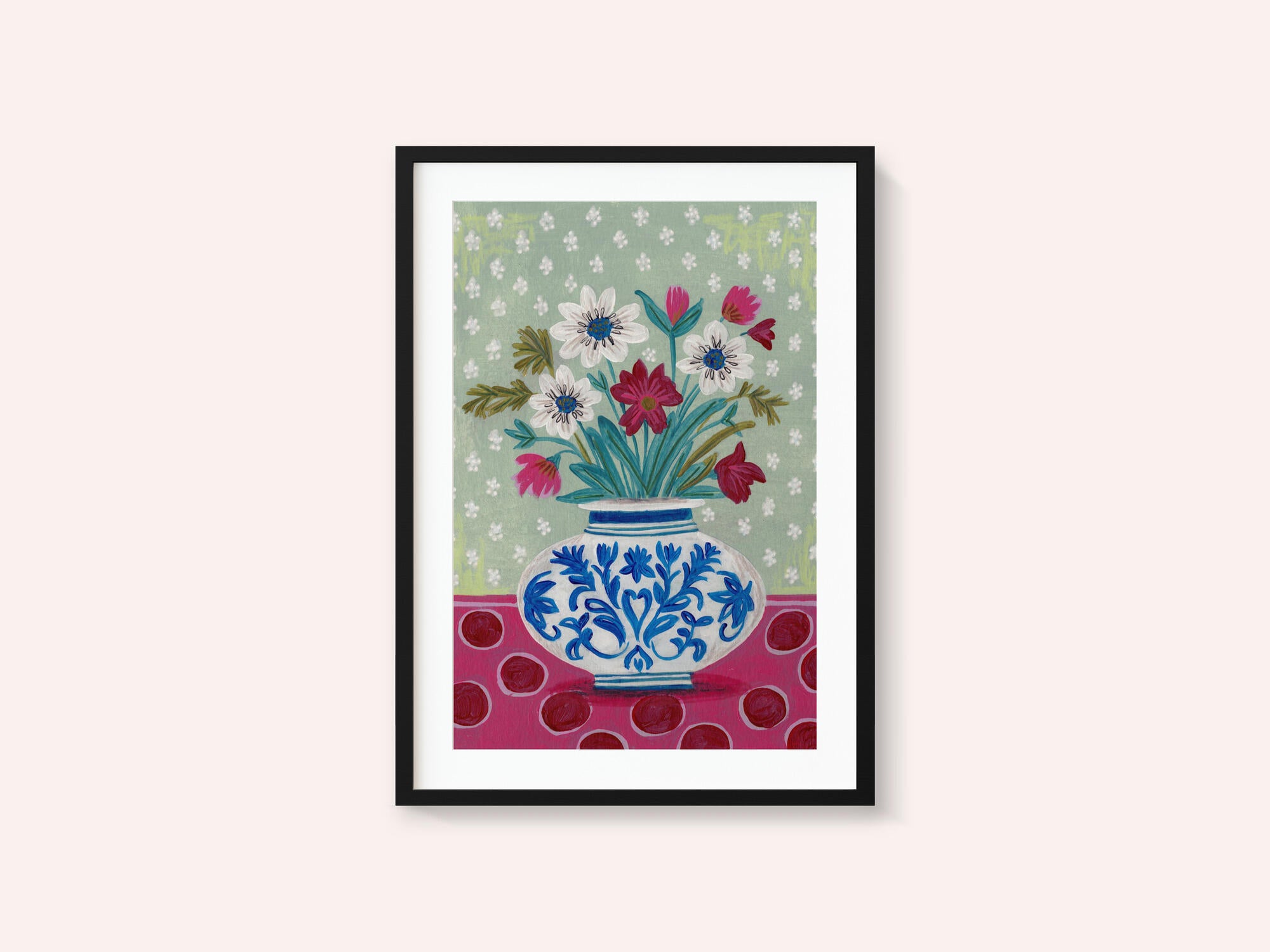 Flowers in Vase Still life