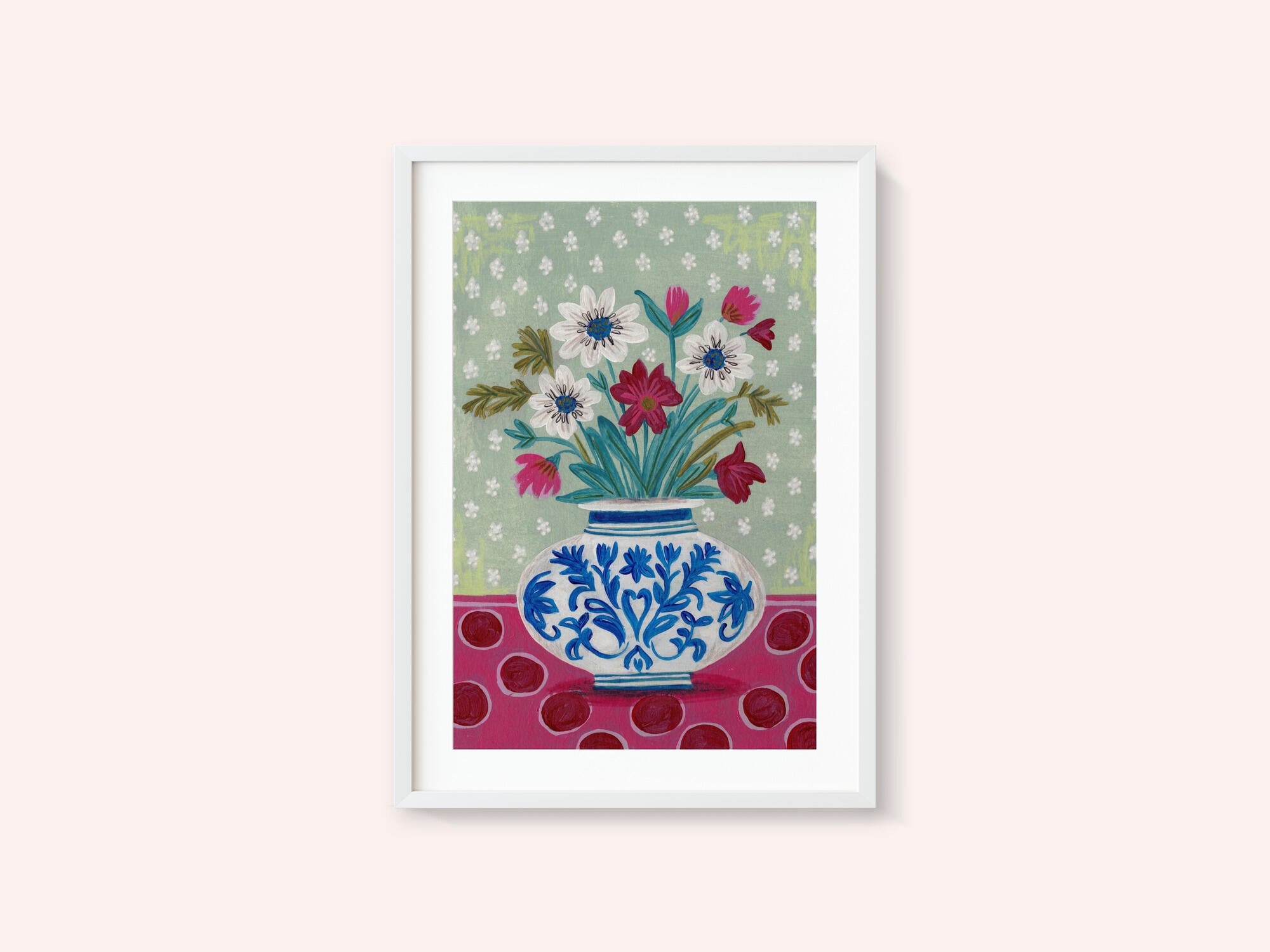 Flowers in Vase Still life