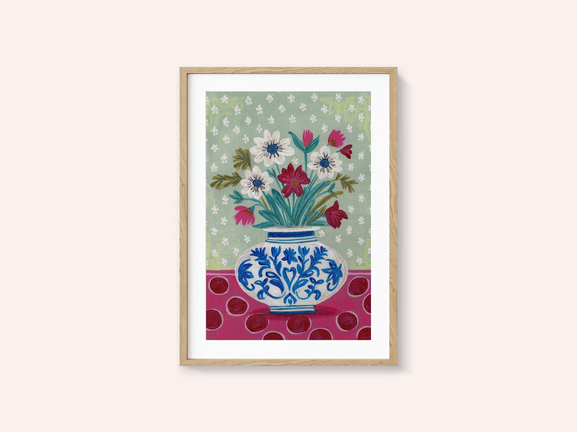 Flowers in Vase Still life