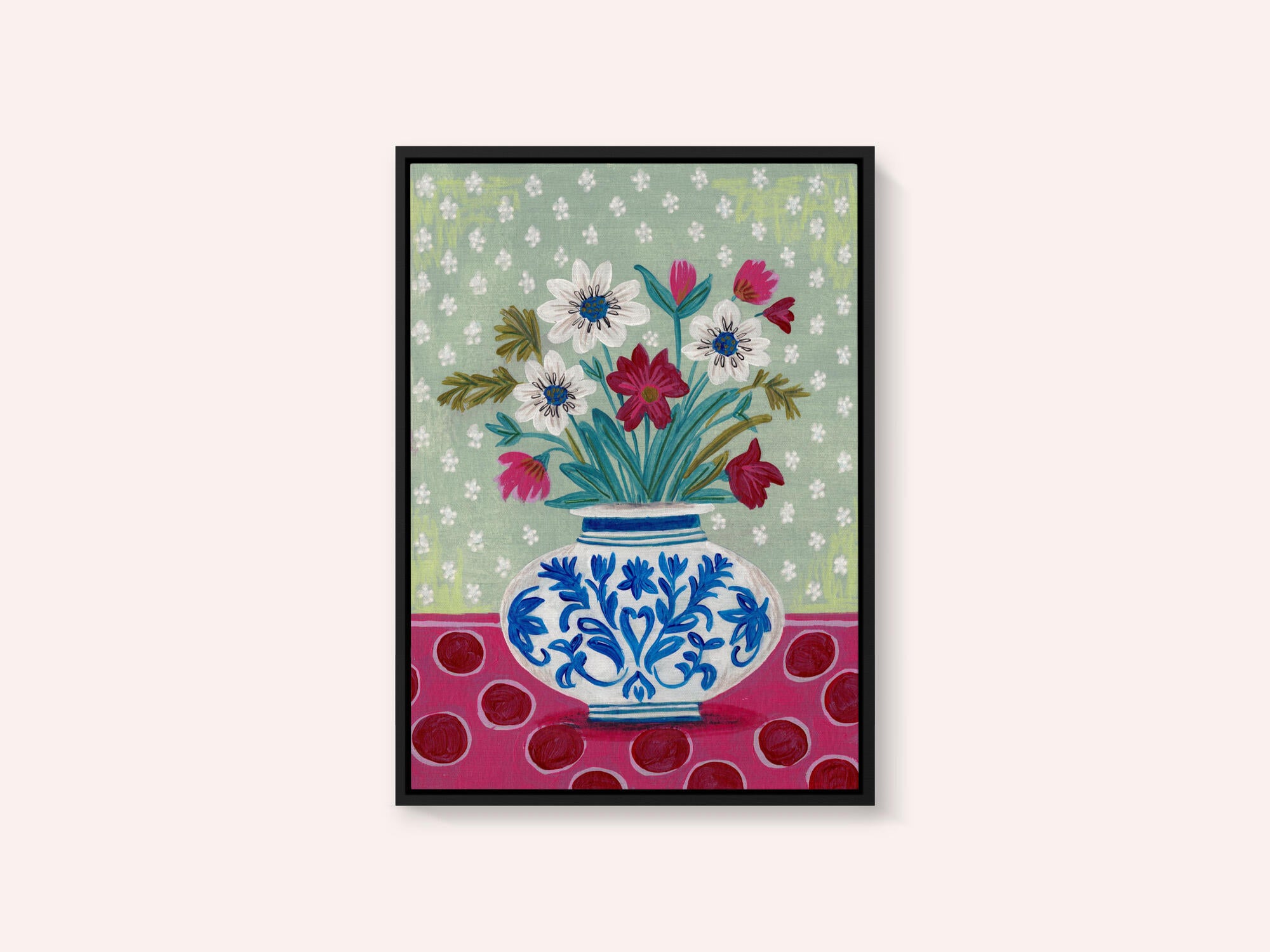 Flowers in Vase Still life