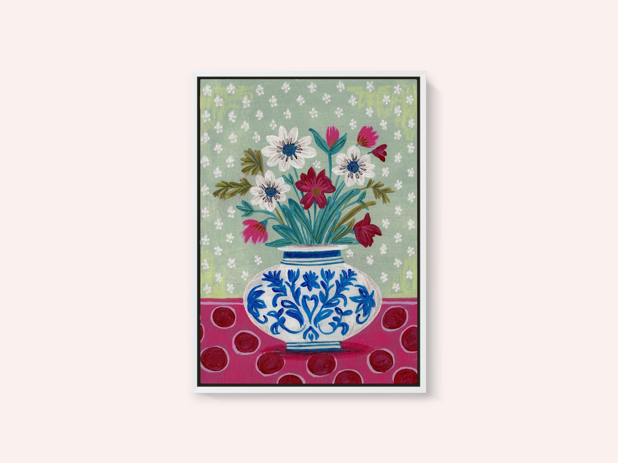 Flowers in Vase Still life
