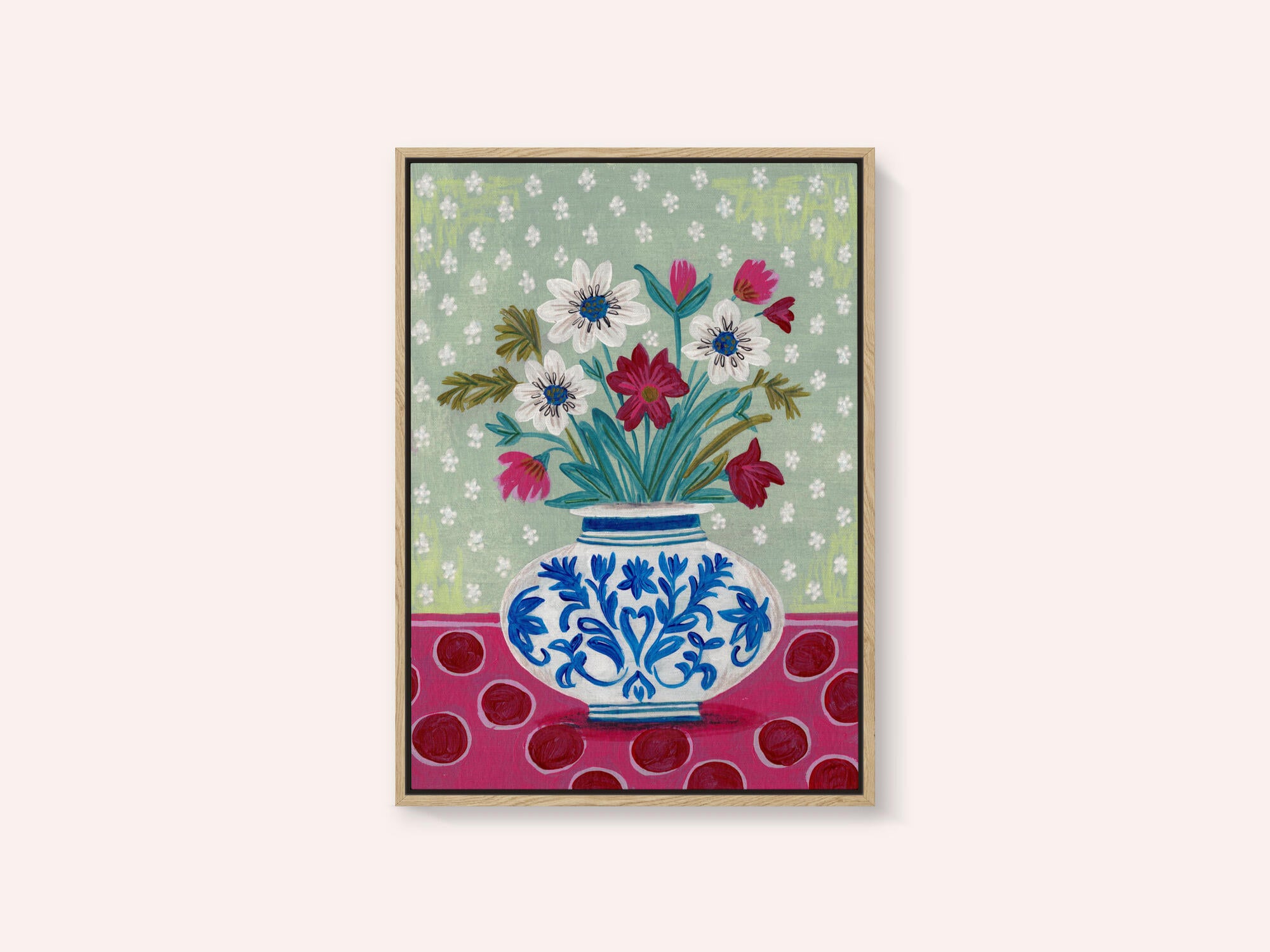 Flowers in Vase Still life
